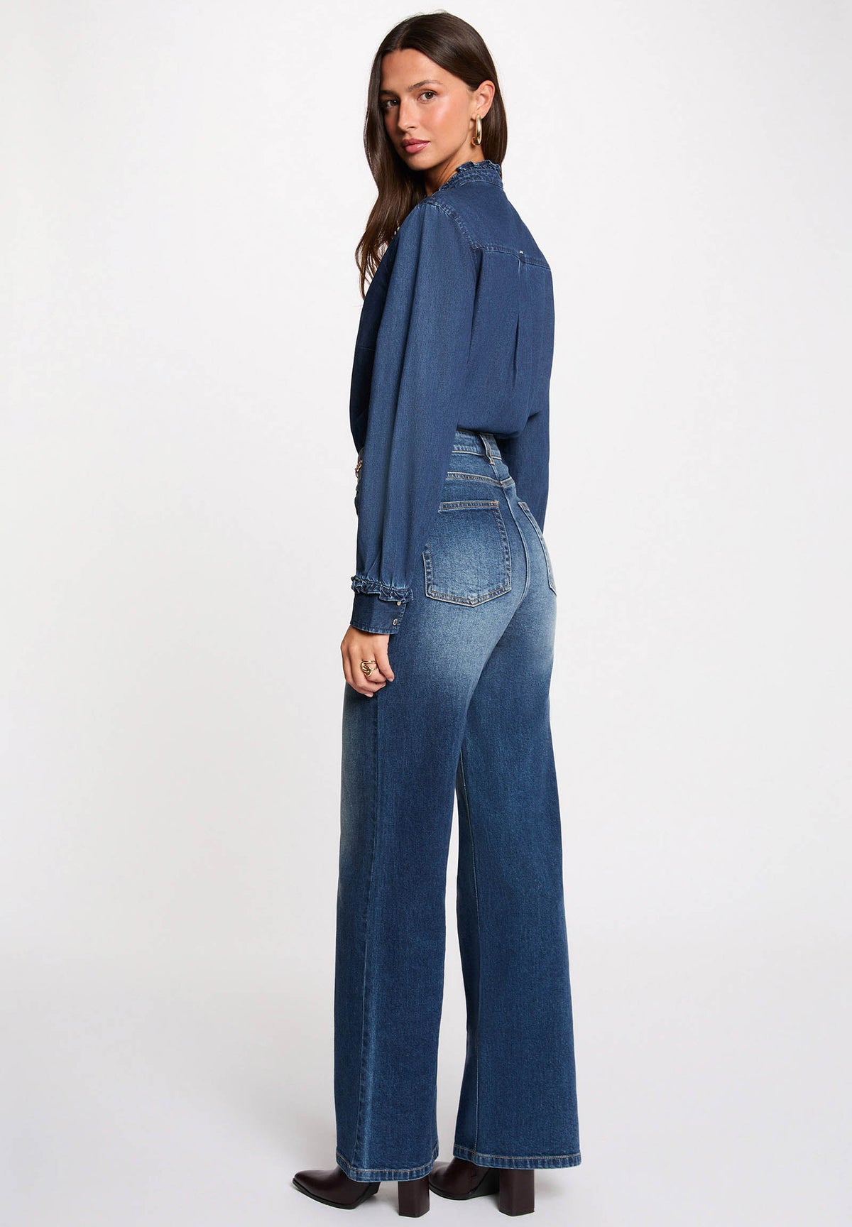 Jeans a gamba ampia PIZET ( TAGLIE FRANCESI )