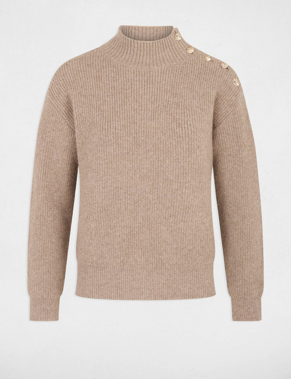 Morgan MSTORE maglia collo alto bottoni