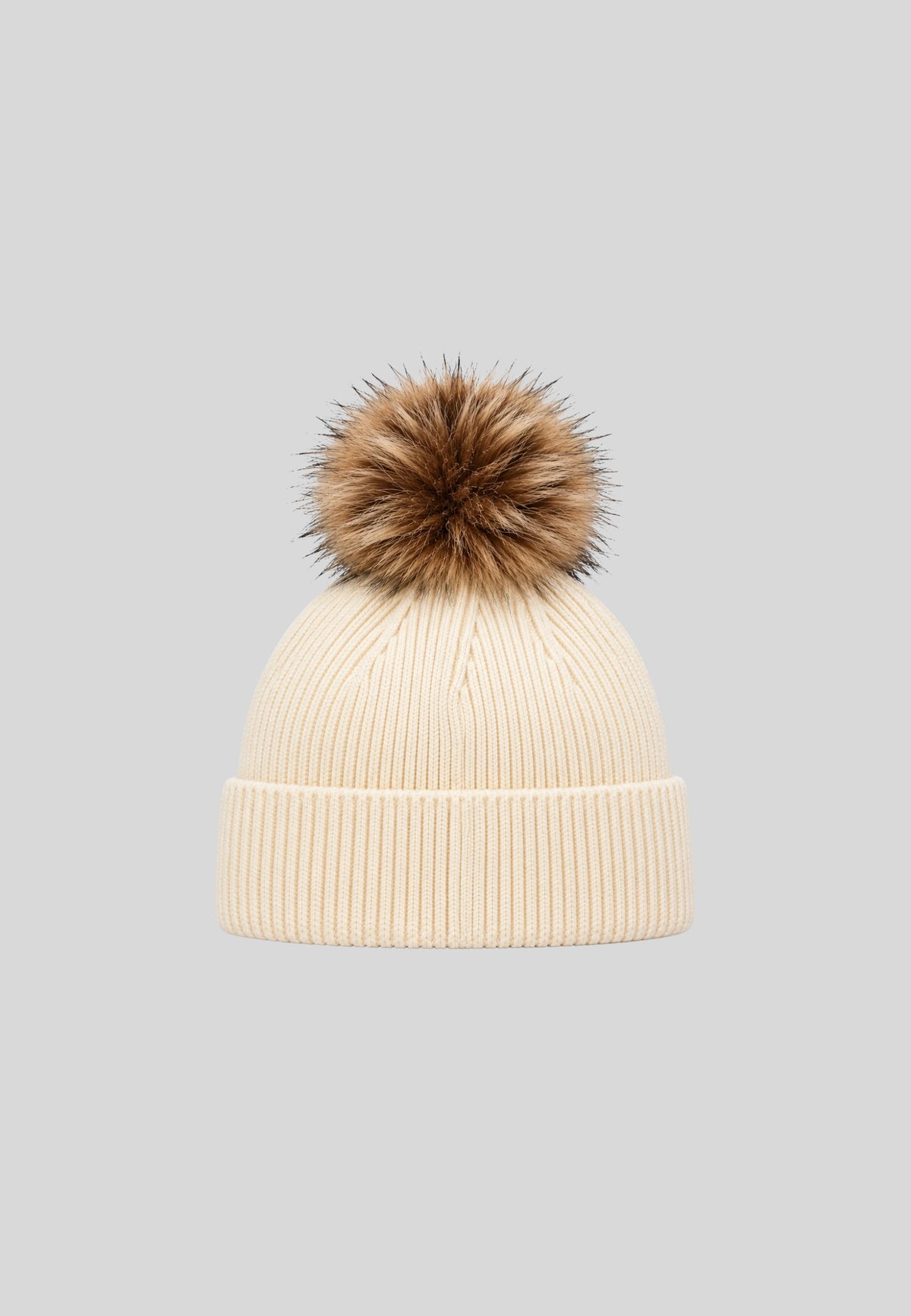 Cappello Unisex Ciesse Piumini Panna con Pompon VEGATOFU