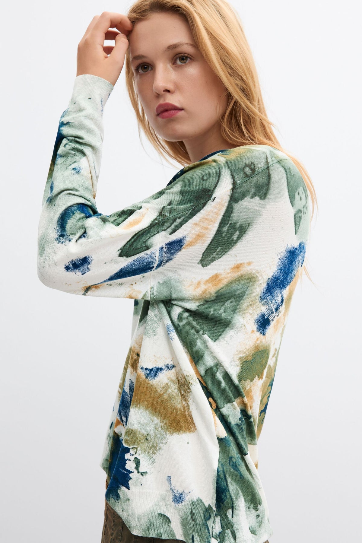 maglione leggero stampato 26WWJF381022