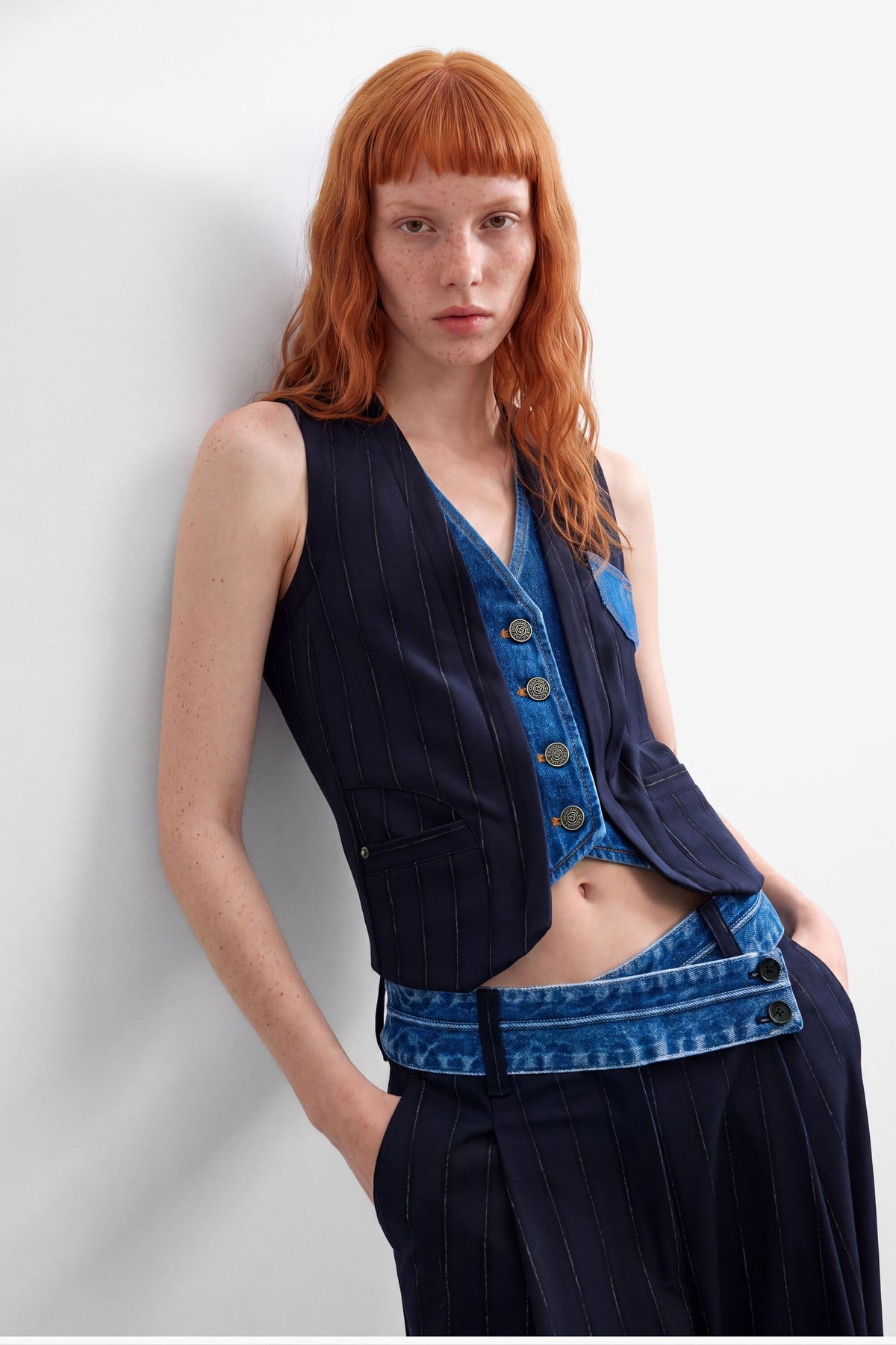gilet a doppio revers 26WWEW155032