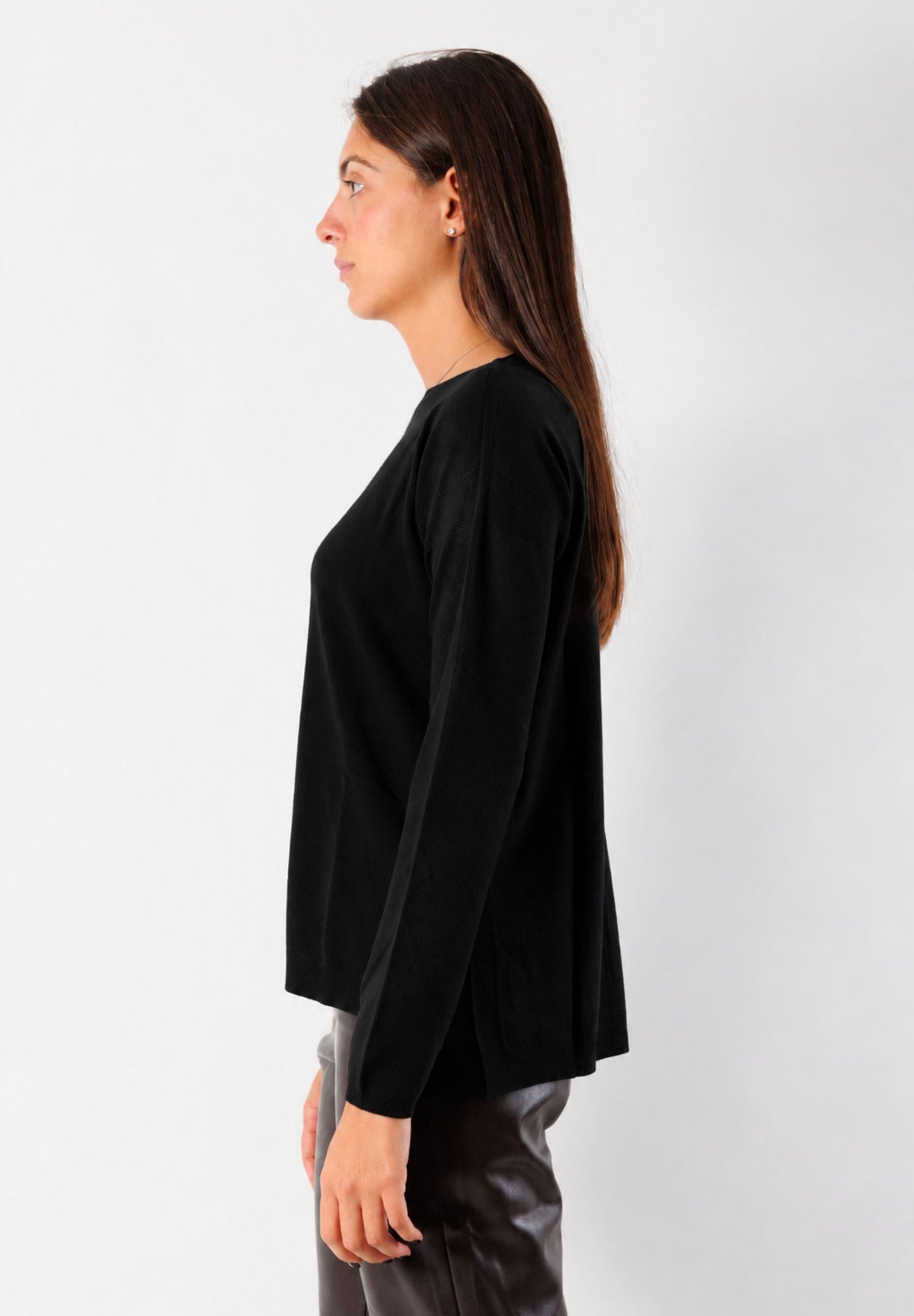 Maglia fluida scollo a barca 3M1700