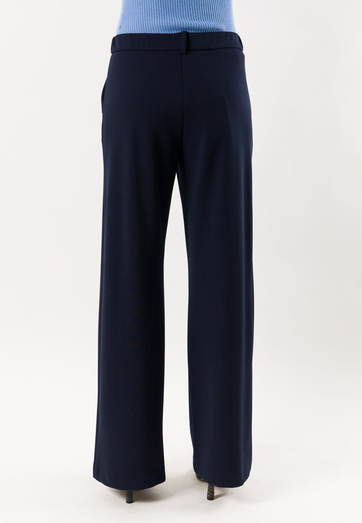 Mesange AI26698 pantaloni palazzo sartoriali