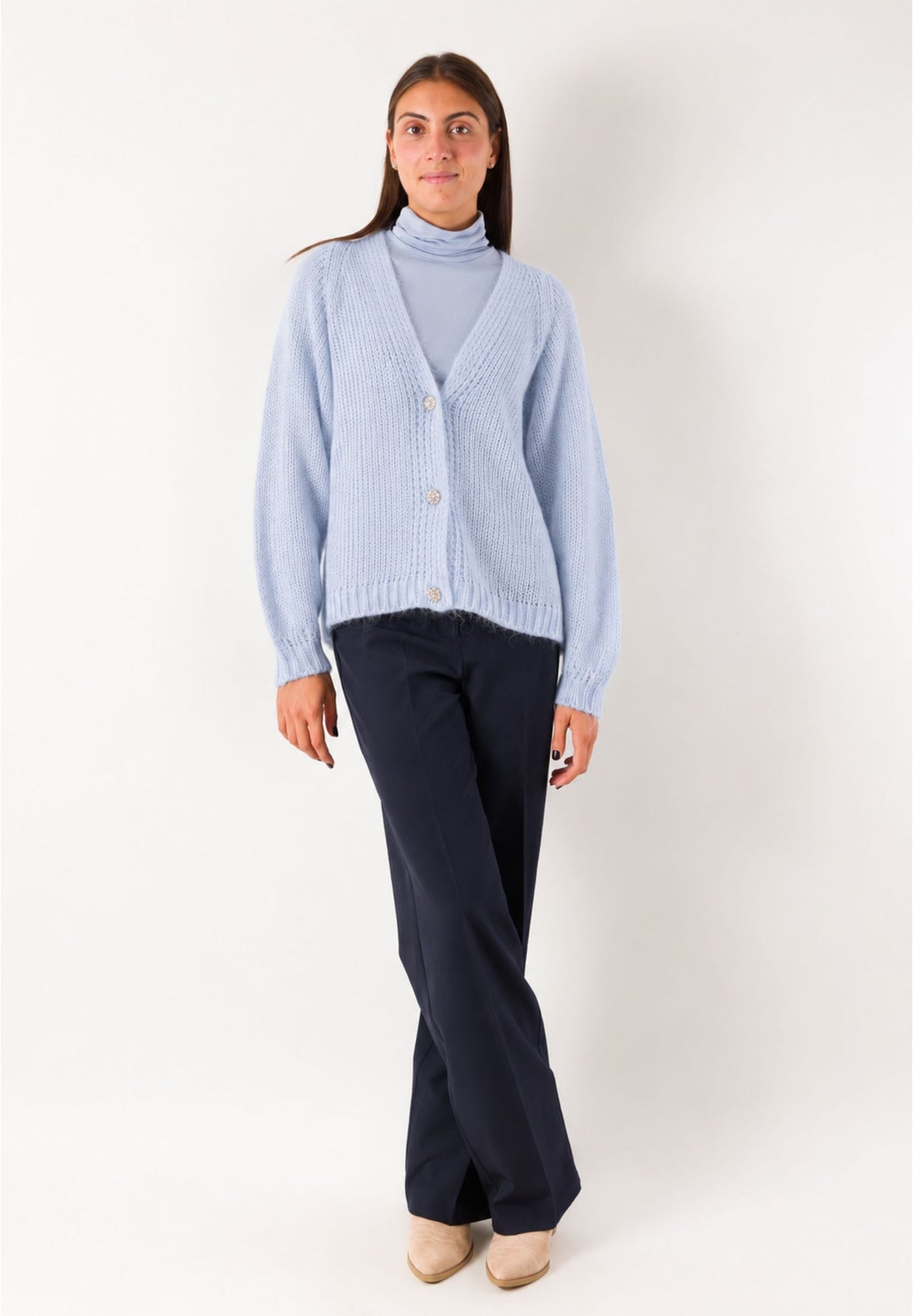 Kontatto 3M1831 cardigan scollo V morbido