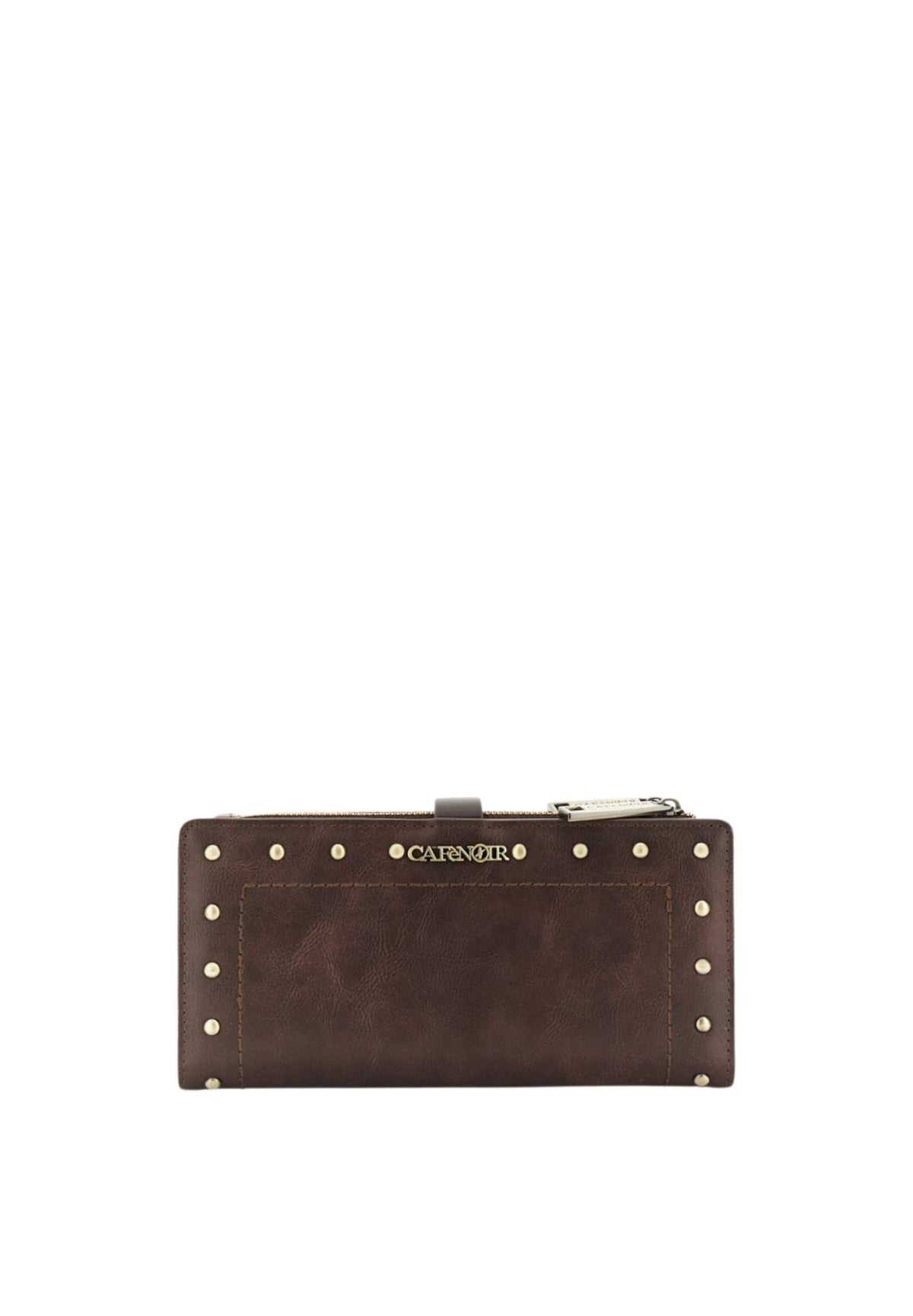 Portafoglio grande con zip effetto pelle vintage C4AG1112M