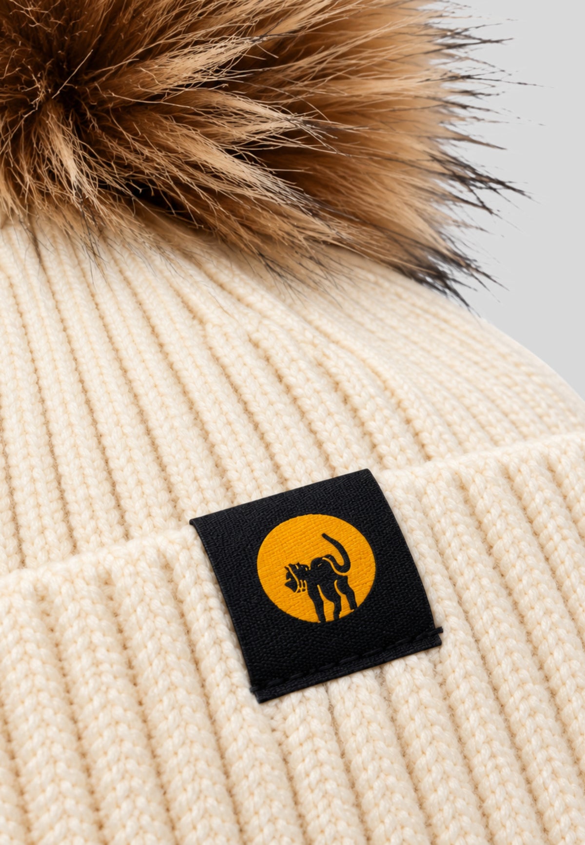 Cappello Unisex Ciesse Piumini Panna con Pompon VEGATOFU