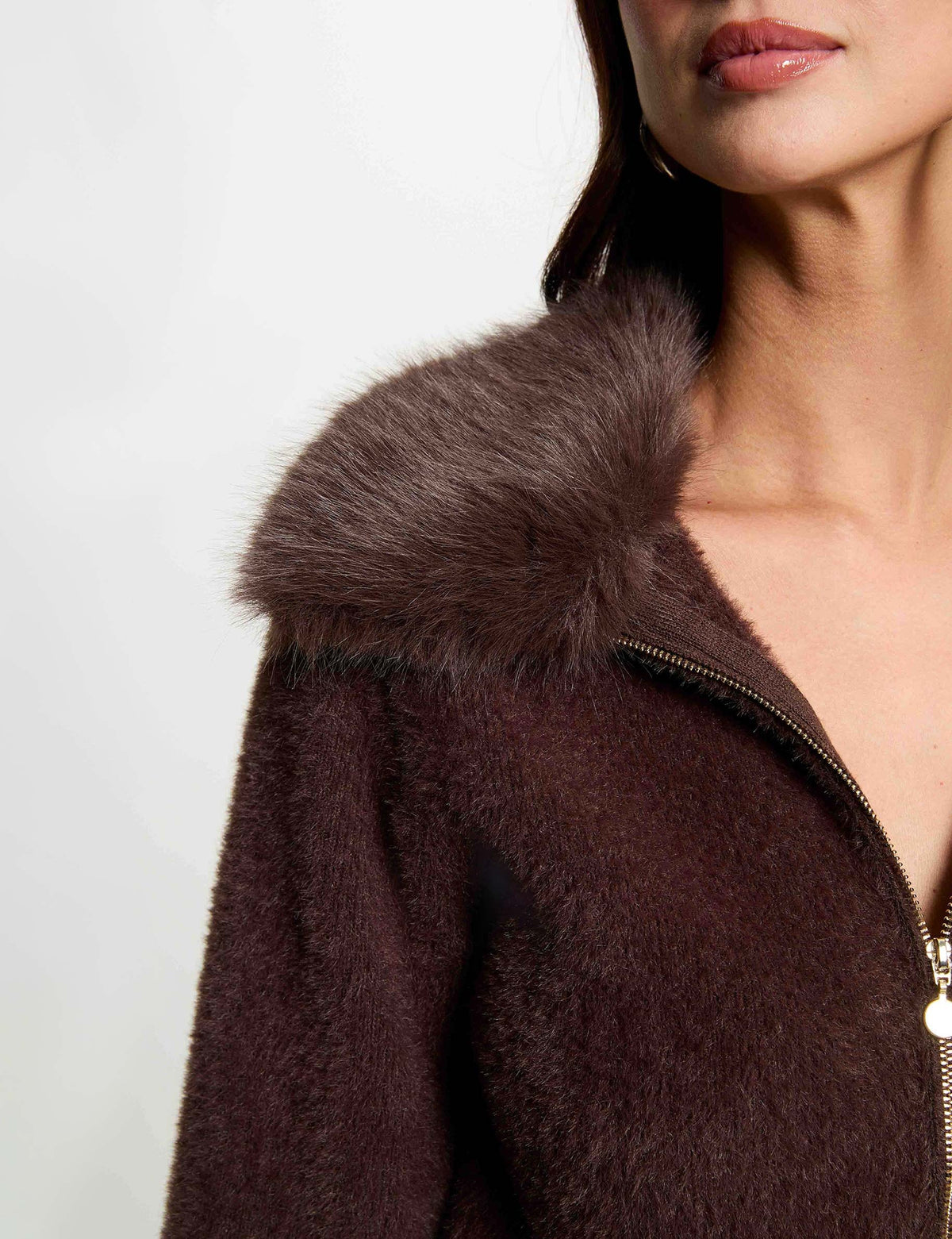 MORGAN DE TOI Women's Vest BROWN