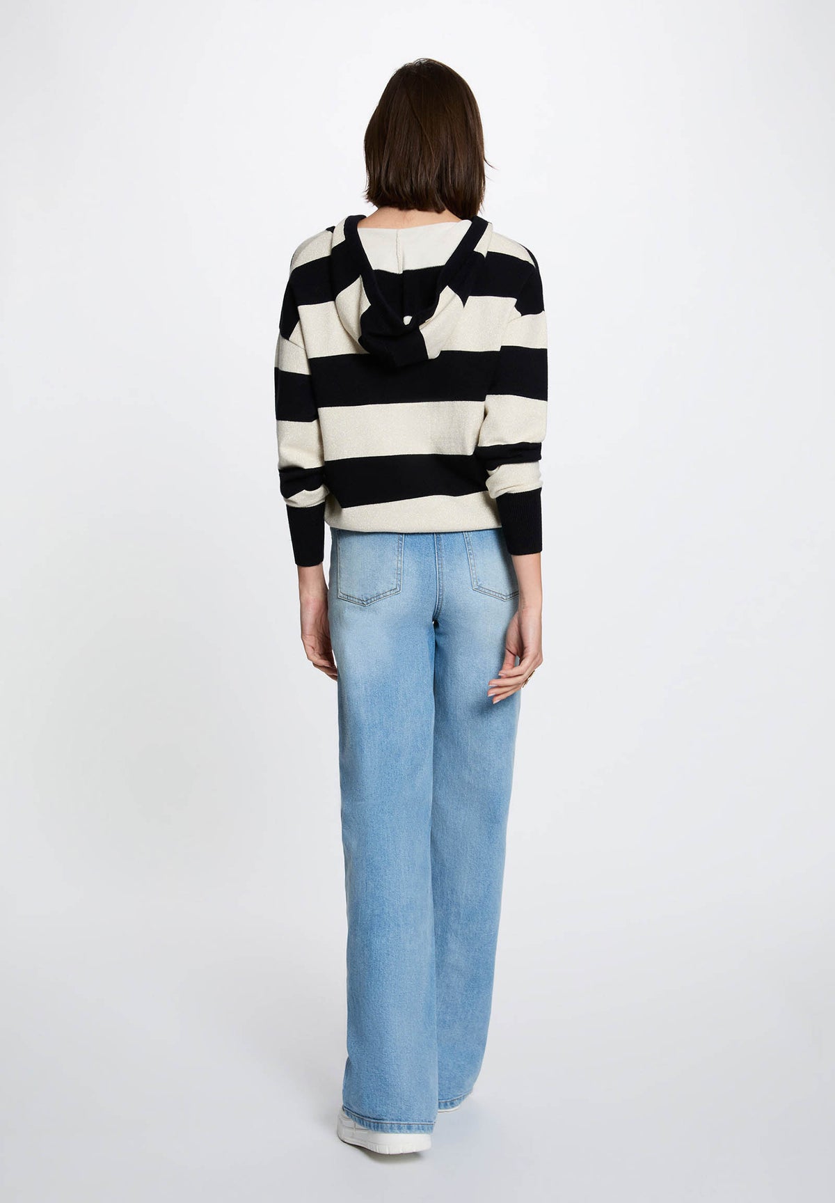 MORGAN DE TOI Women's Sweater NAVY-IVORY