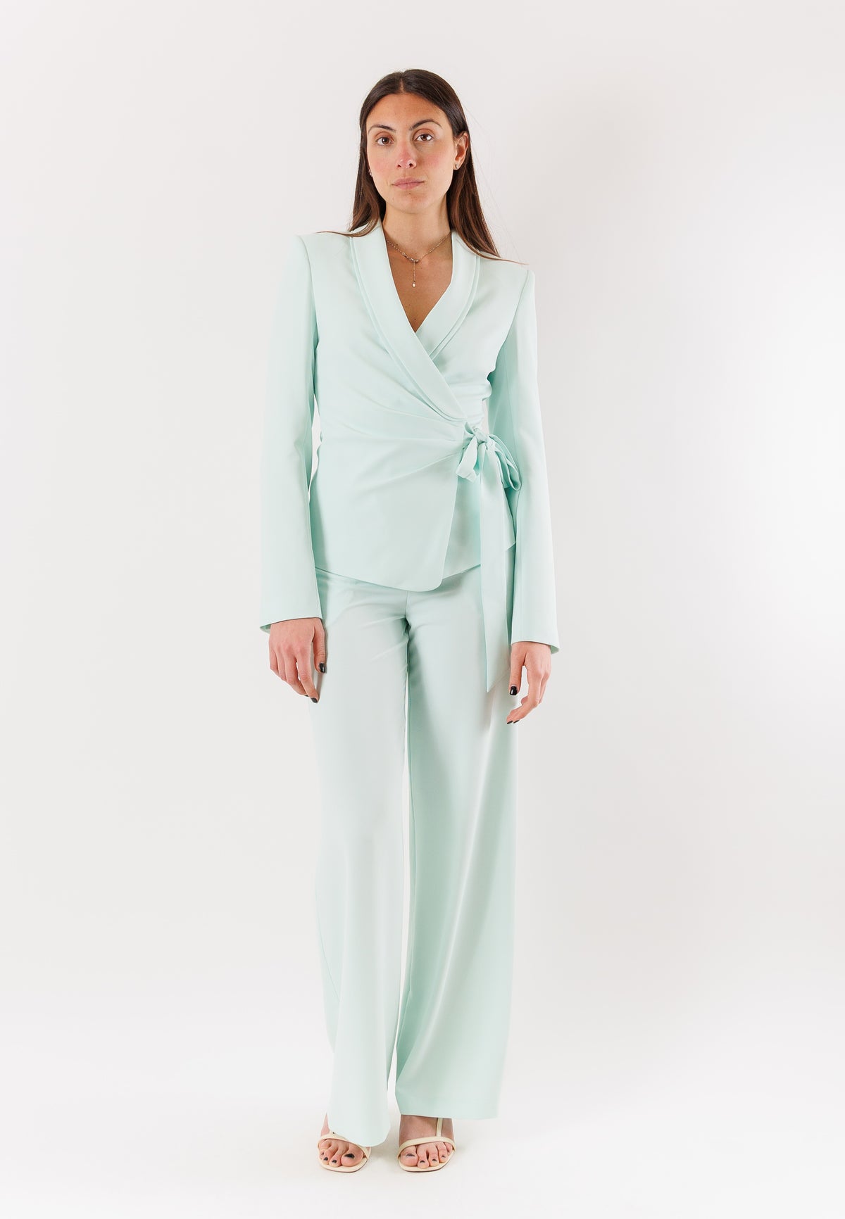 PATRIZIA PEPE Women's Light Aqua Jacket