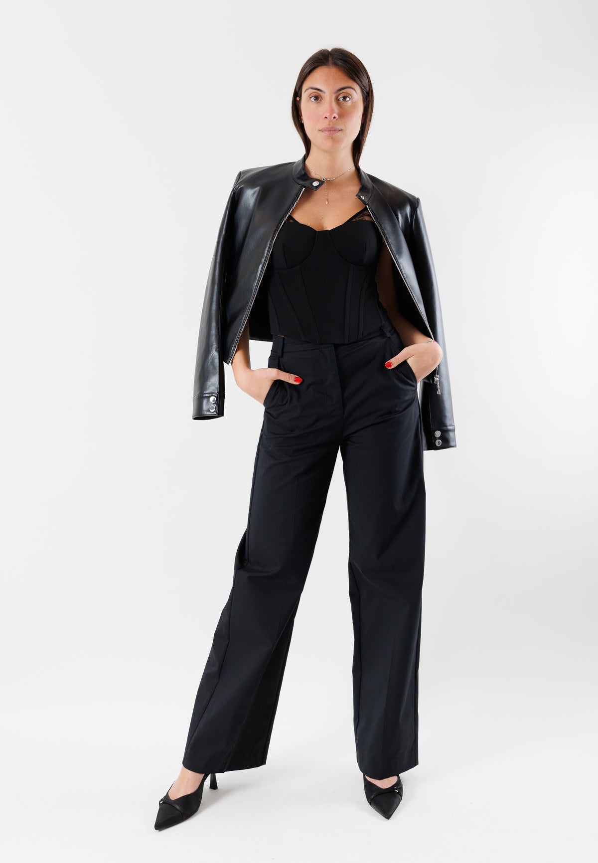 PATRIZIA PEPE Women's Black Trousers