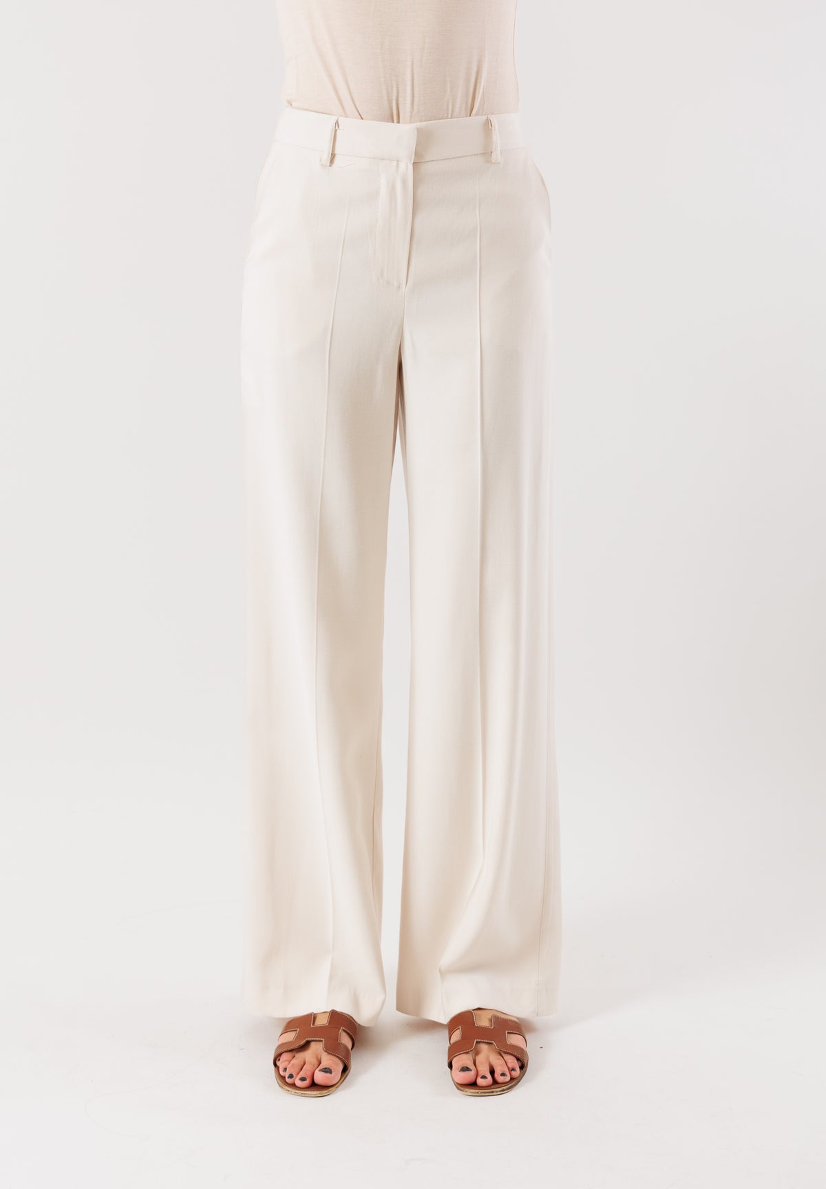 PE25050GESSO - Trousers - MESANGE
