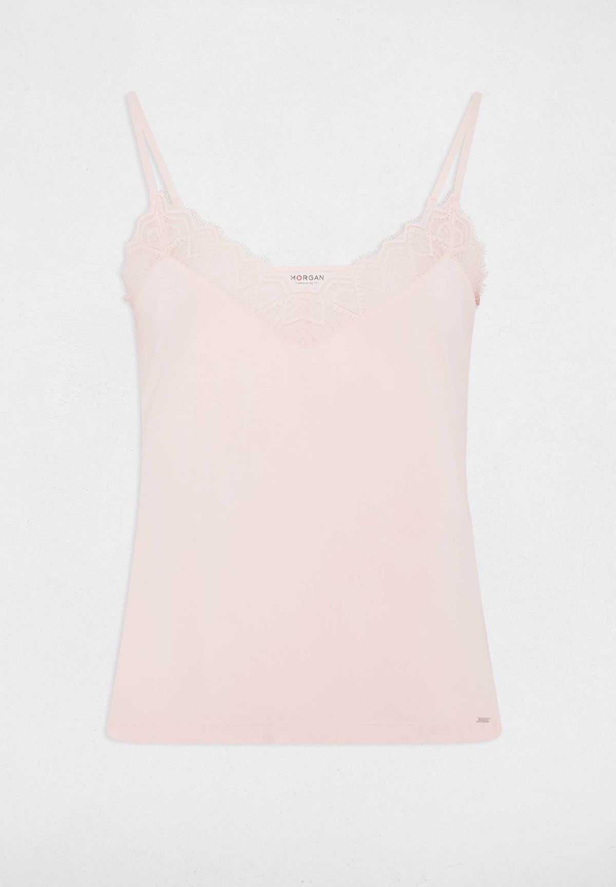 Top con inserti in pizzo BETINA