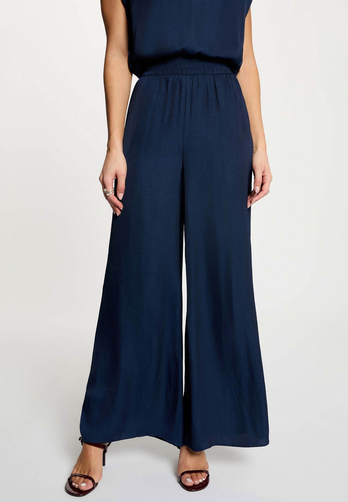 Pantaloni MORGAN DE TOI Donna BLEU MARINE