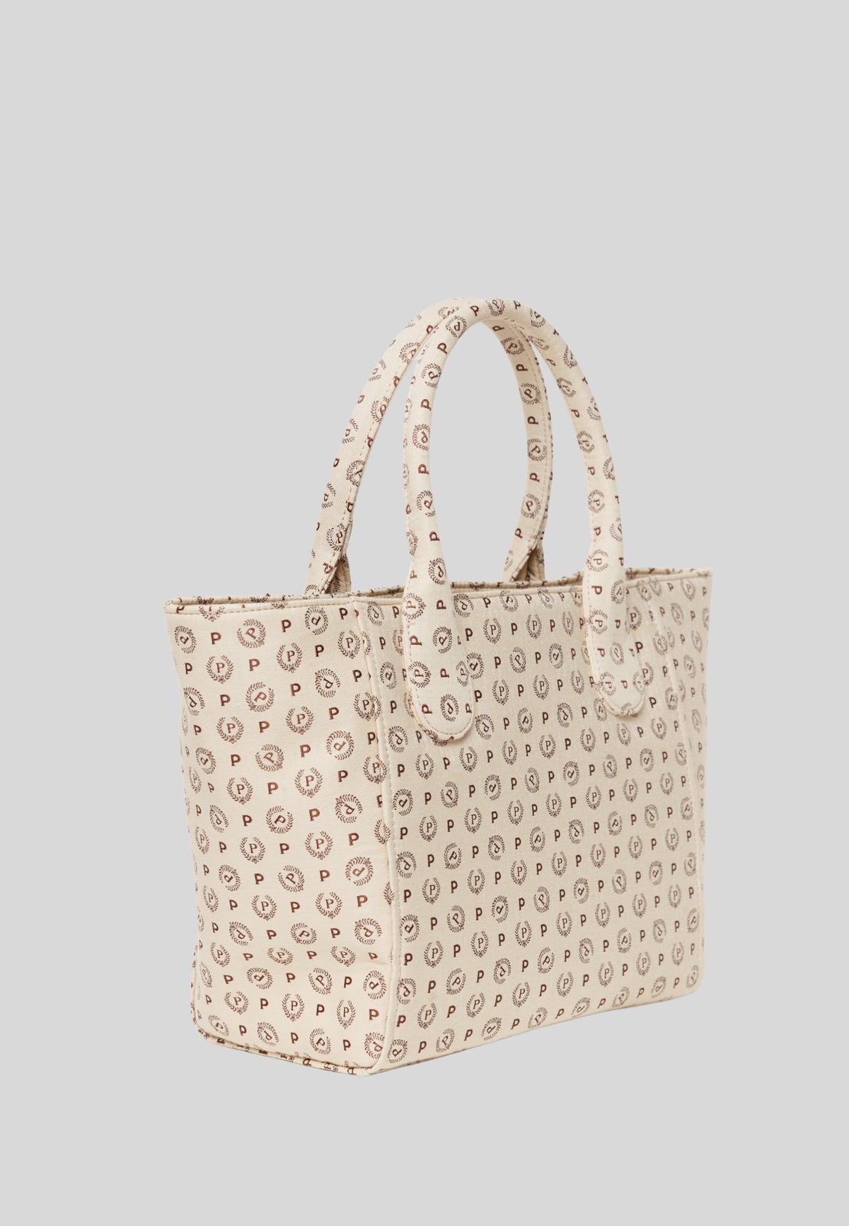 Borsa shopper in tessuto logato TE8482