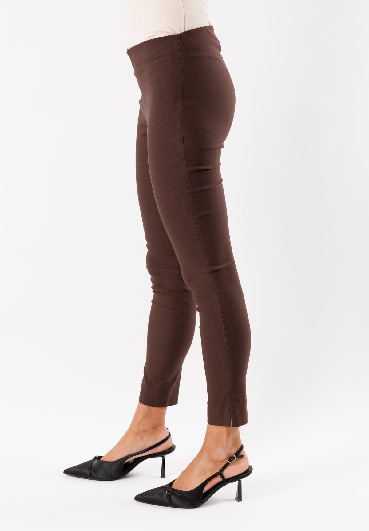 MESANGE Women's Trousers Dark Brown