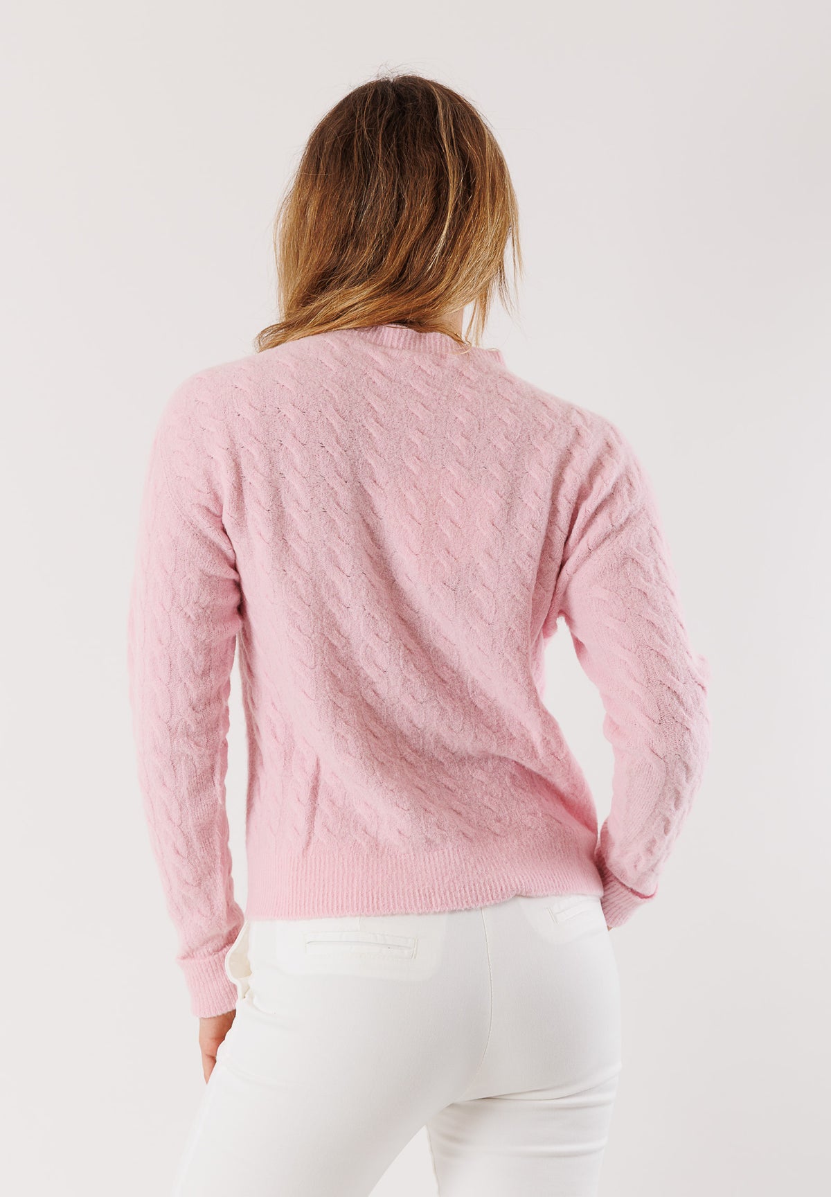 Maglione girocollo misto lana e mohair 3M0885C