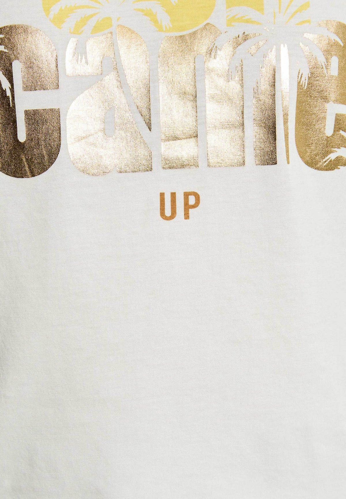 T-shirt con scritta frontale DSUNNY