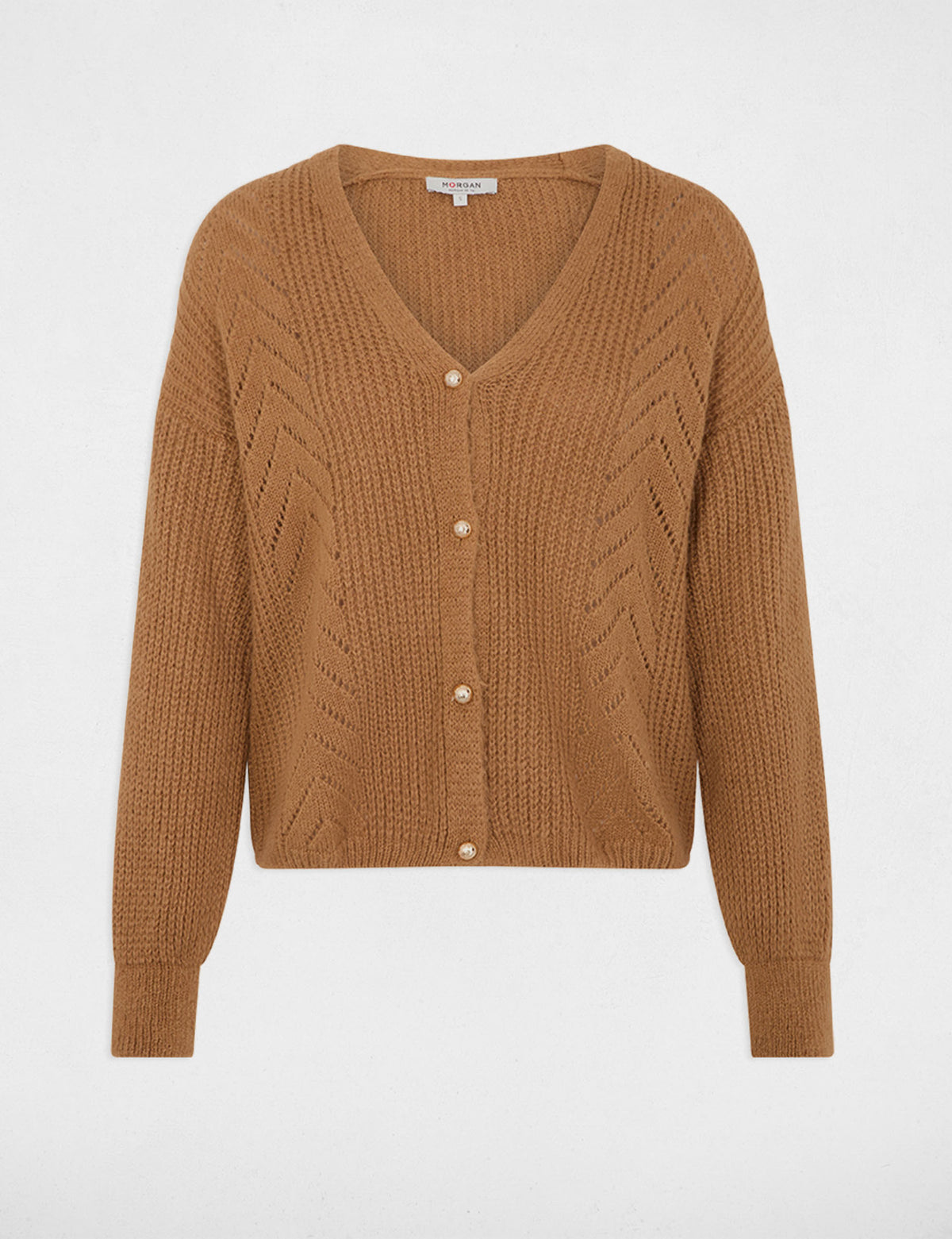 Morgan MOUNTA cardigan traforato scollo V