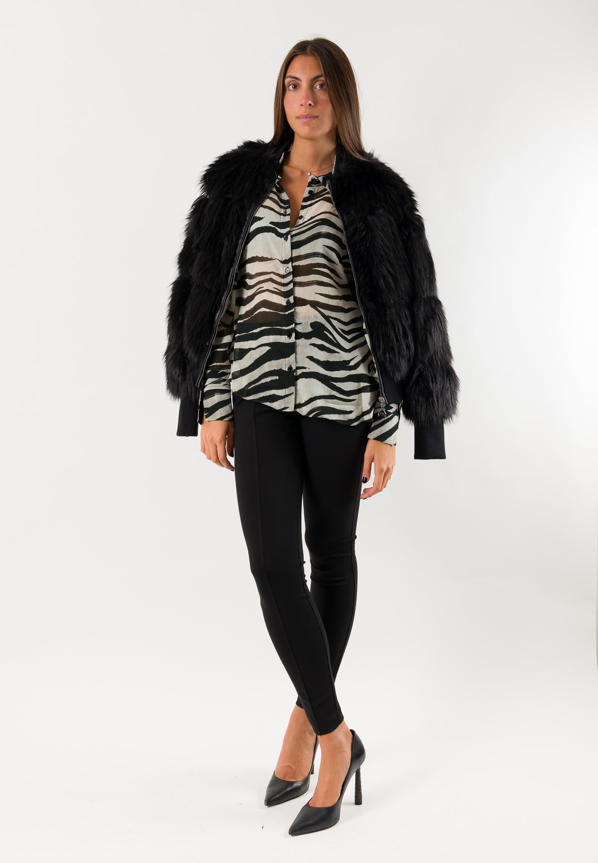 Patrizia Pepe 8O0013 eco-pelliccia bomber