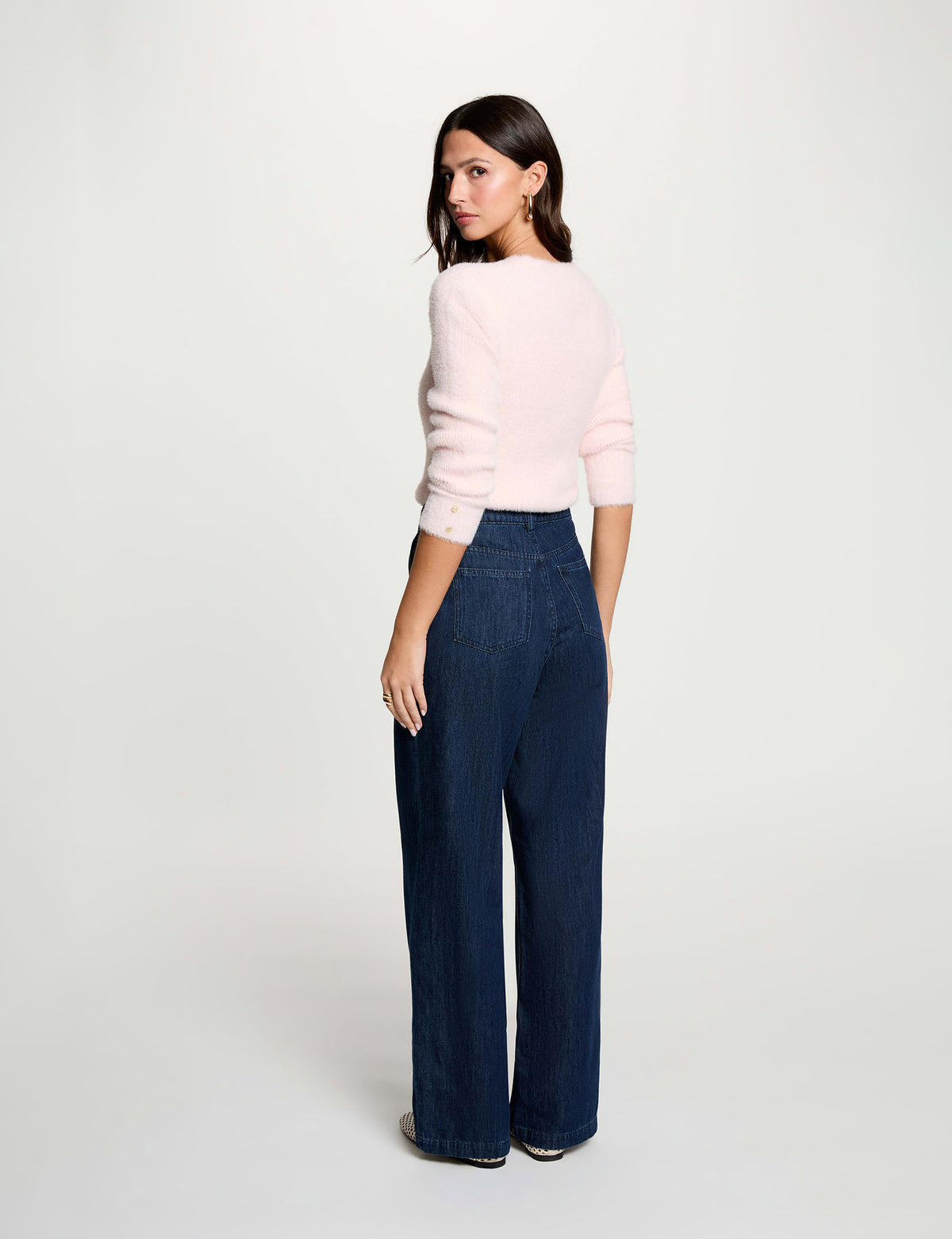 Morgan De Toi MLISA maglia costine scollo V