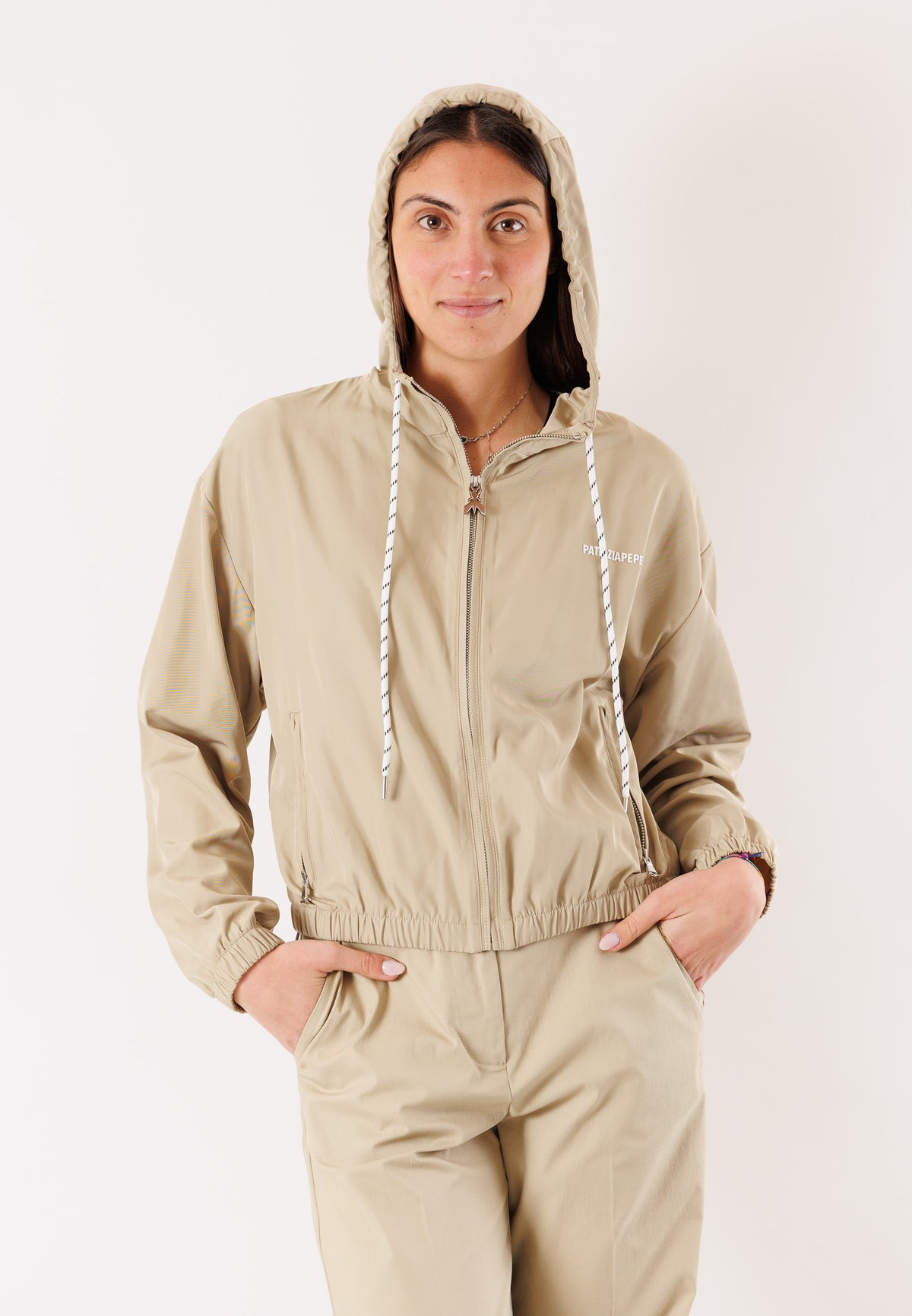 PATRIZIA PEPE Women's SAND BEIGE Jacket