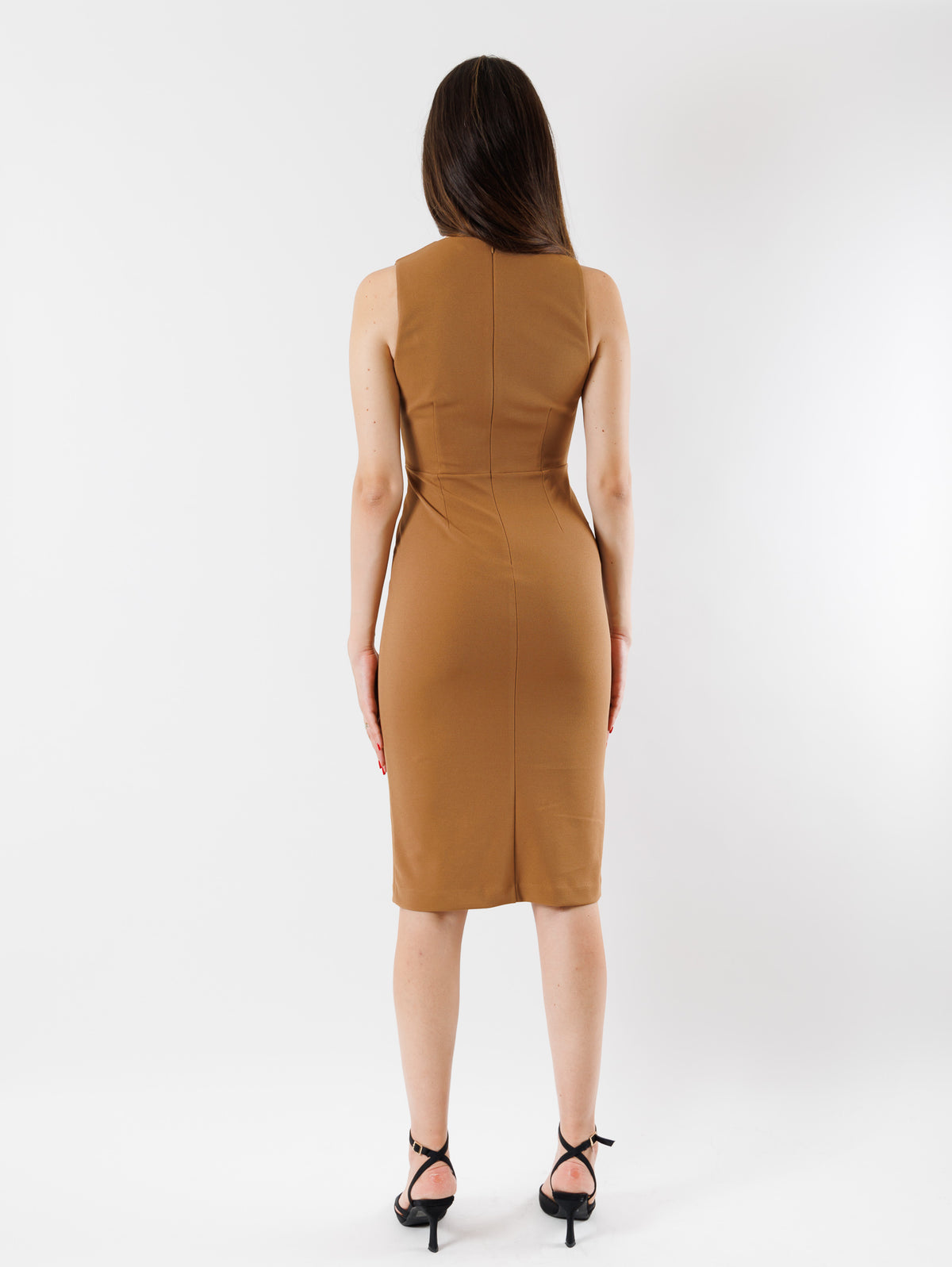 MESANGE Women's Dress CAMEL