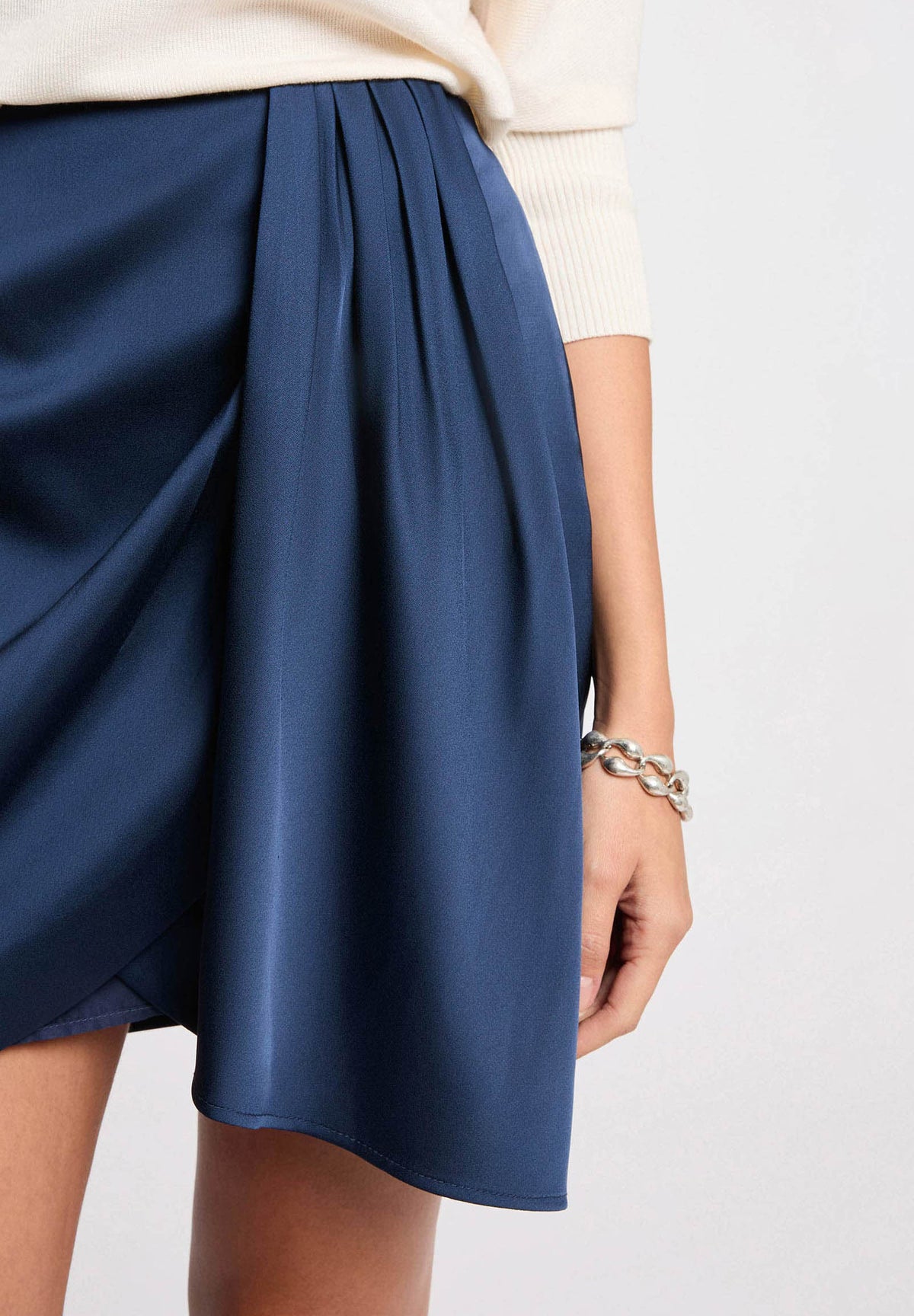 MORGAN DE TOI Women's skirt PETROL BLUE