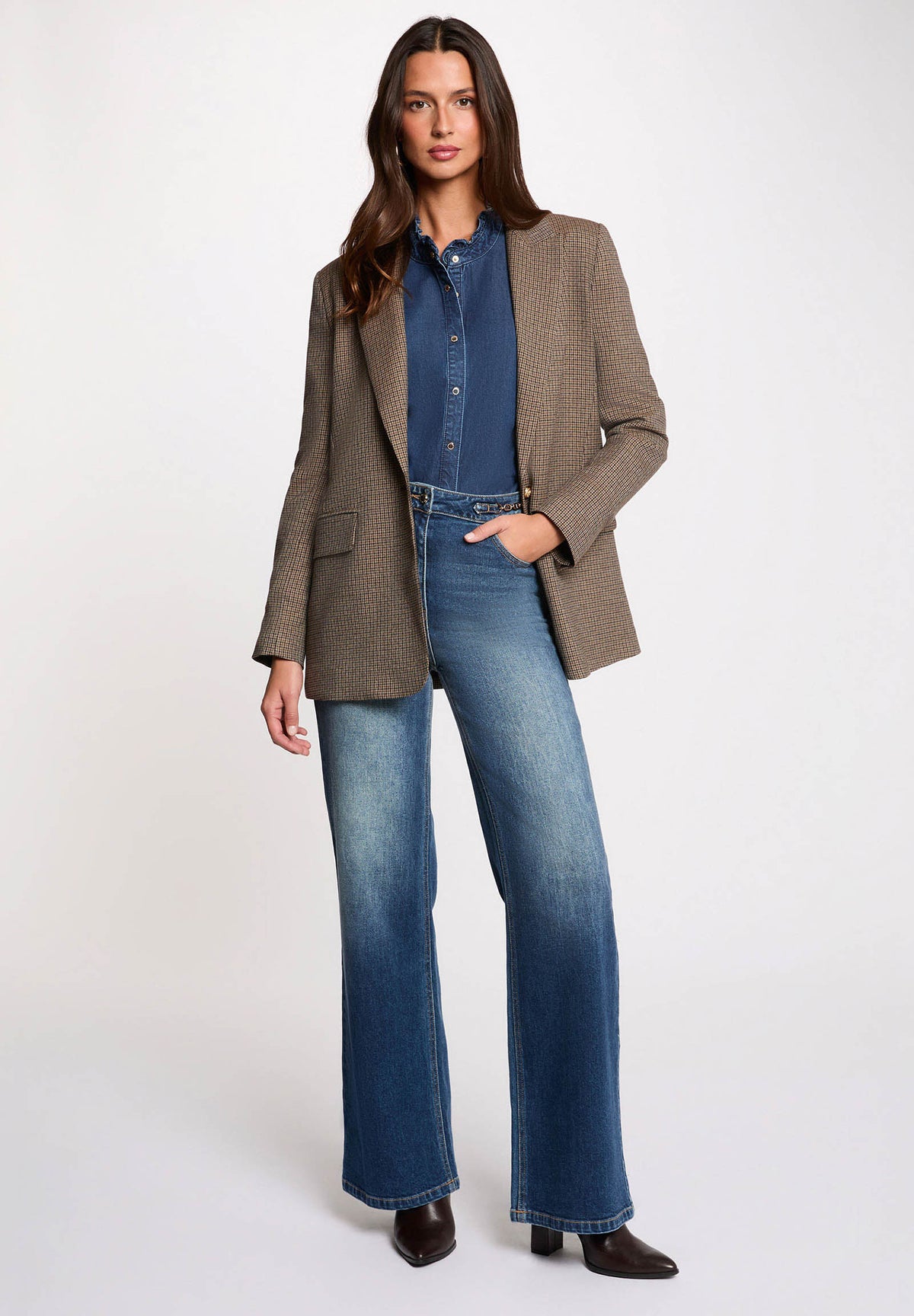 Jeans a gamba ampia PIZET ( TAGLIE FRANCESI )