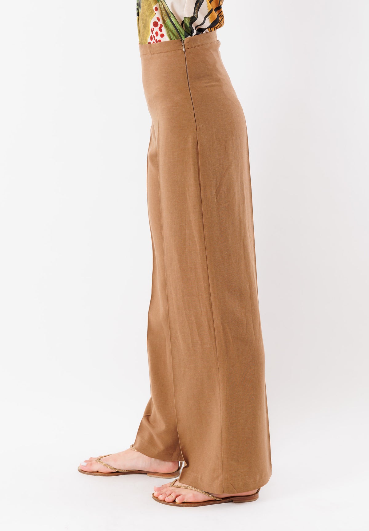 PE24281TOBACCO - Trousers - MESANGE