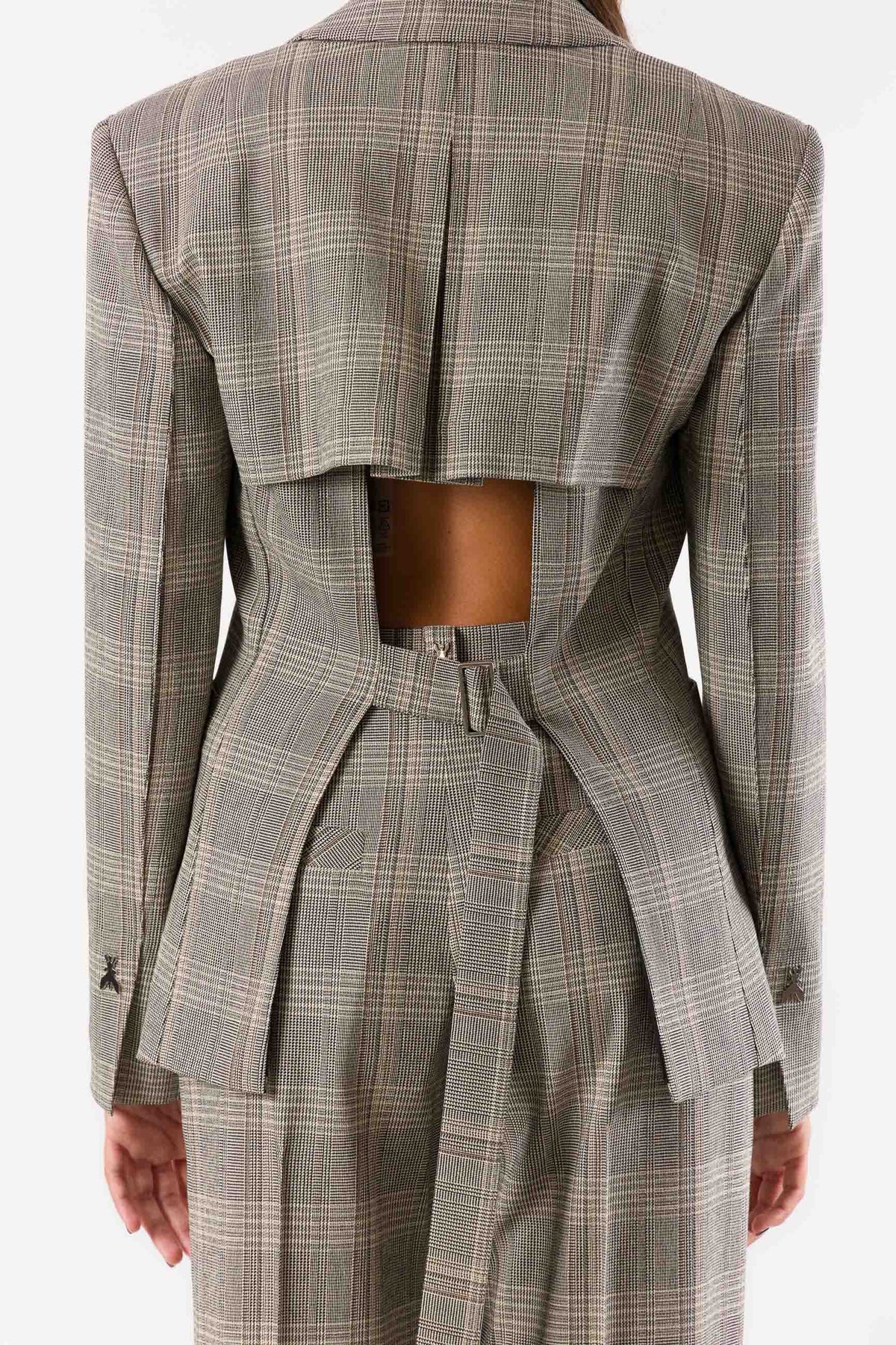 Giacca check Patrizia Pepe 8S0040C8003