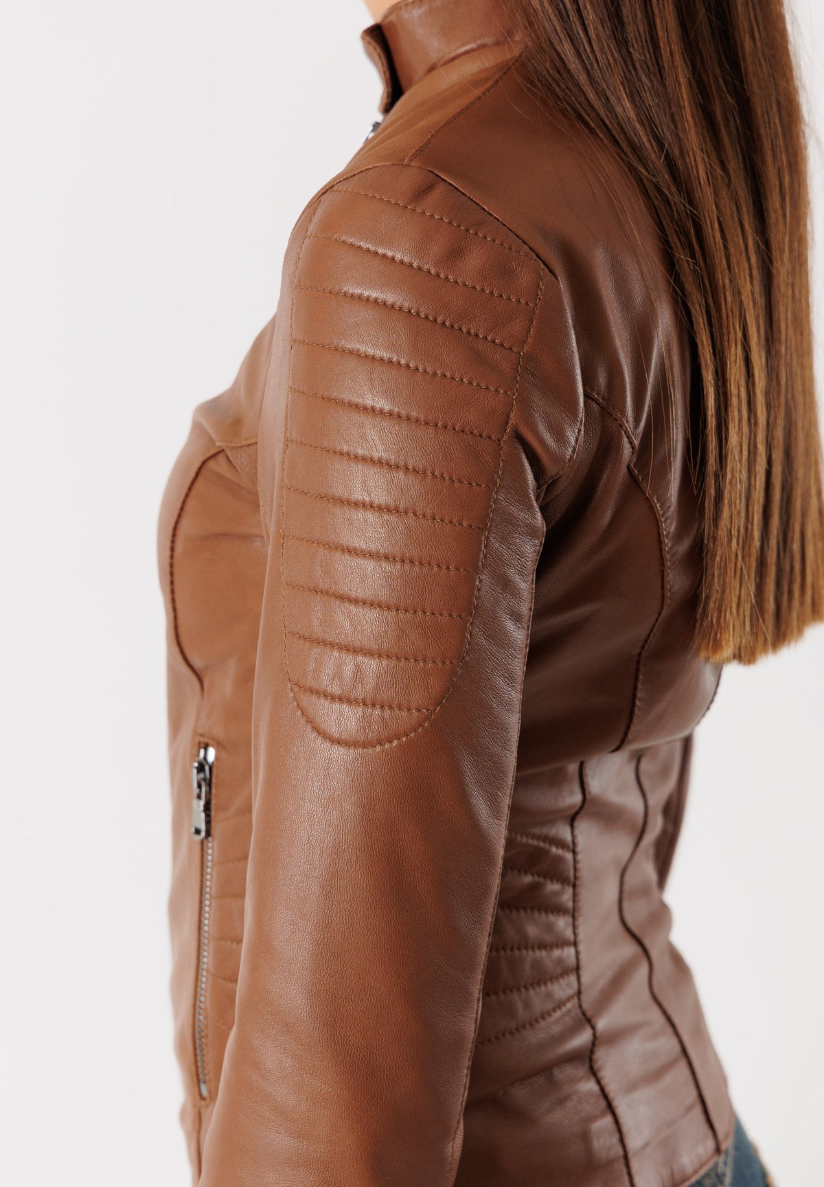 Giacca biker in vera pelle GB1953