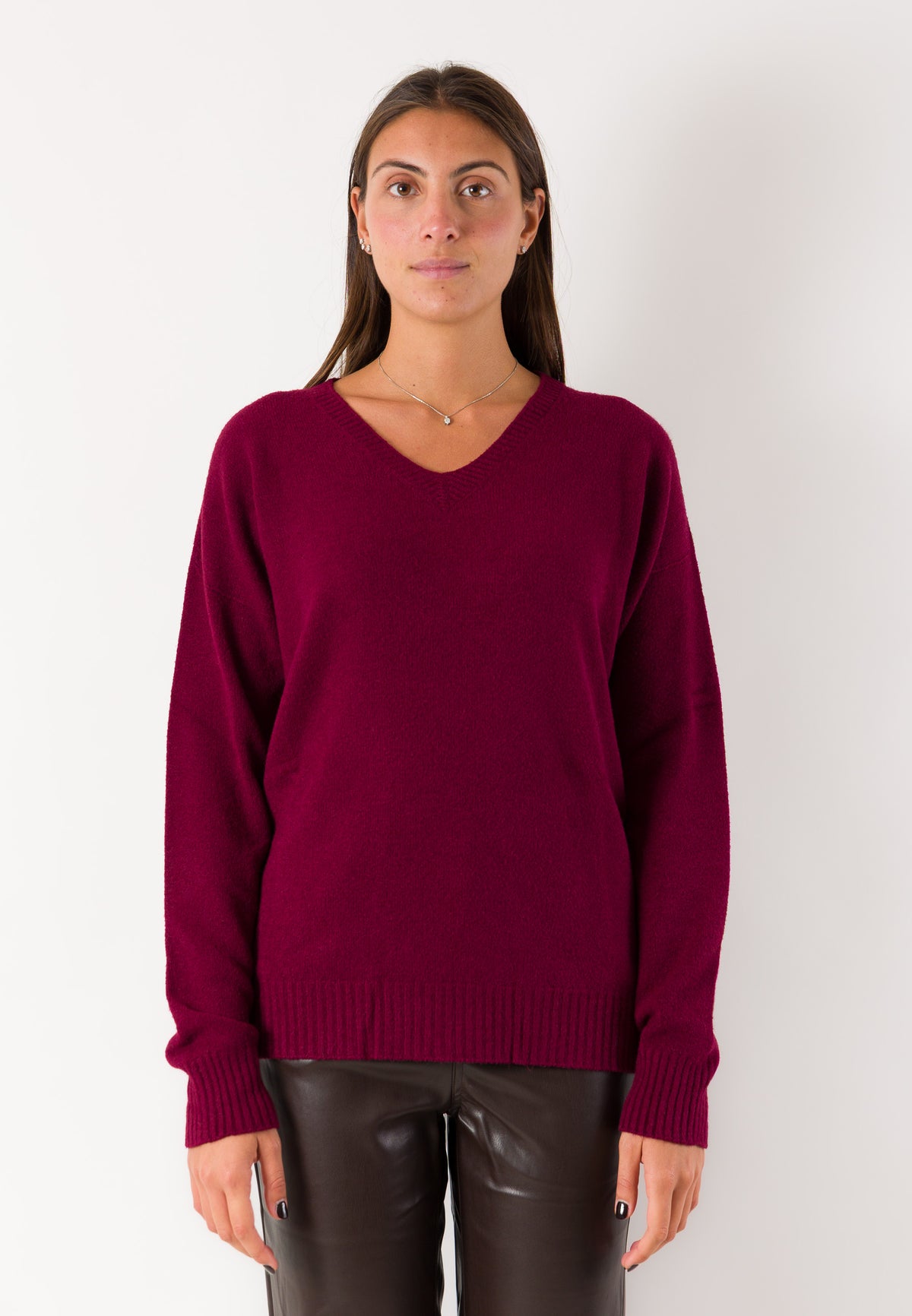 Maglia morbida scollo a V 3M1741