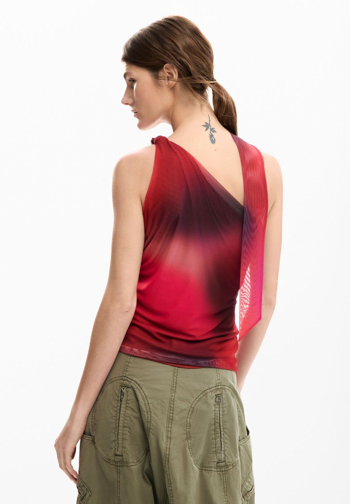 T-shirt DESIGUAL Donna Rosso
