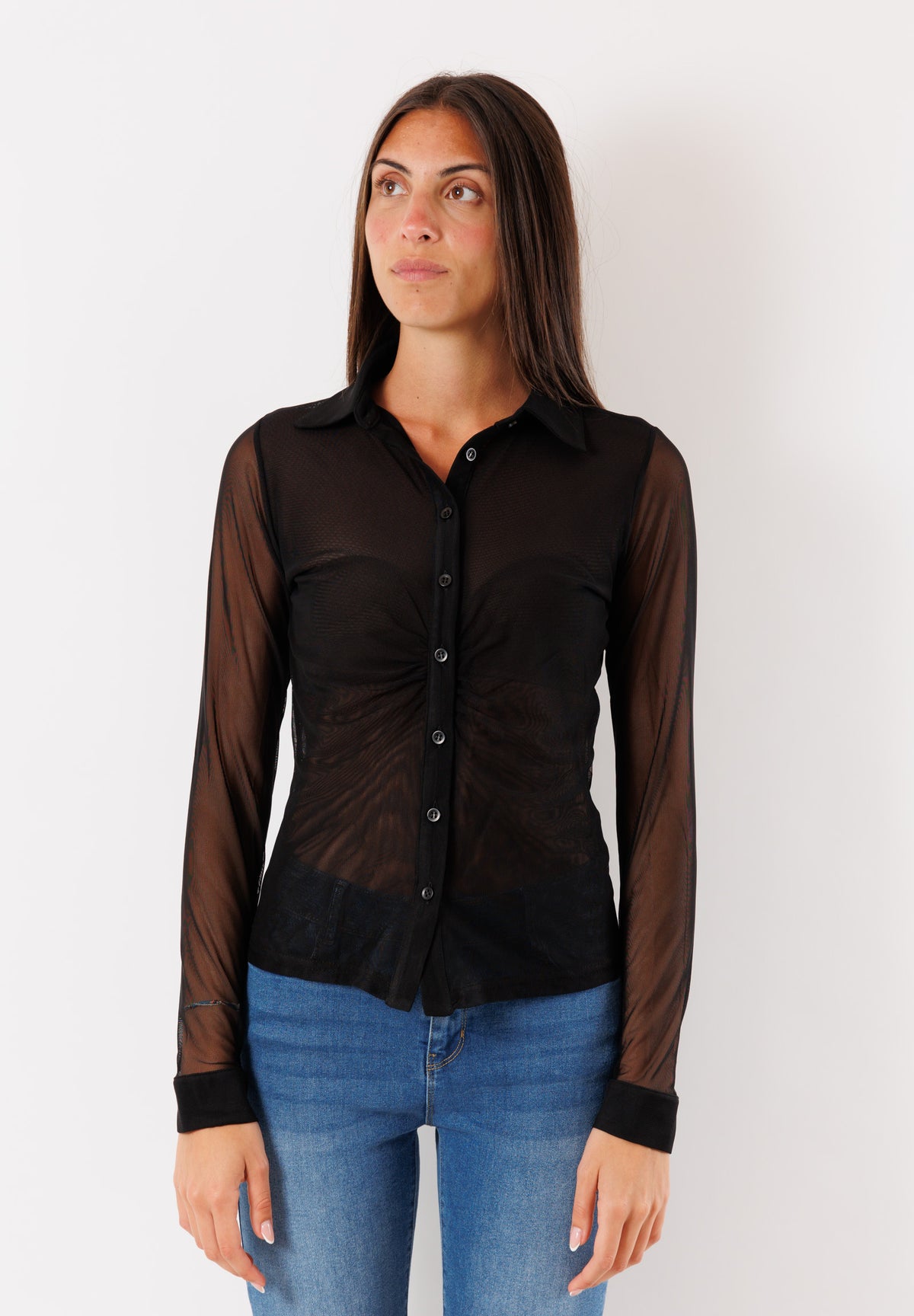 camicia microrete 3130