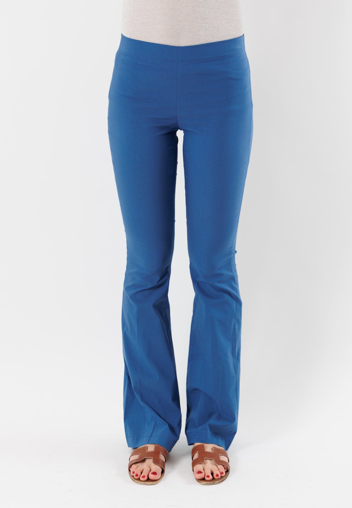 Pantaloni a zampa con vita regolare PE25060