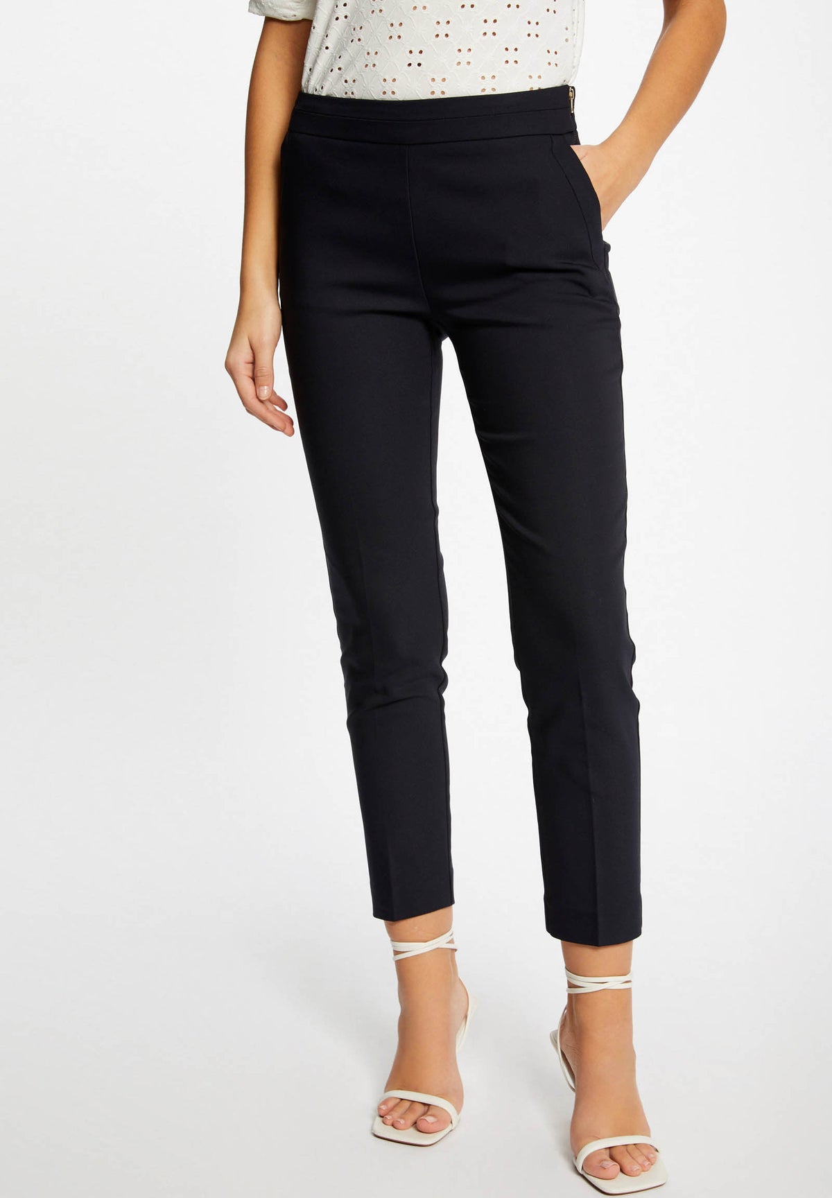 MORGAN DE TOI Women's Trousers NAVY BLUE
