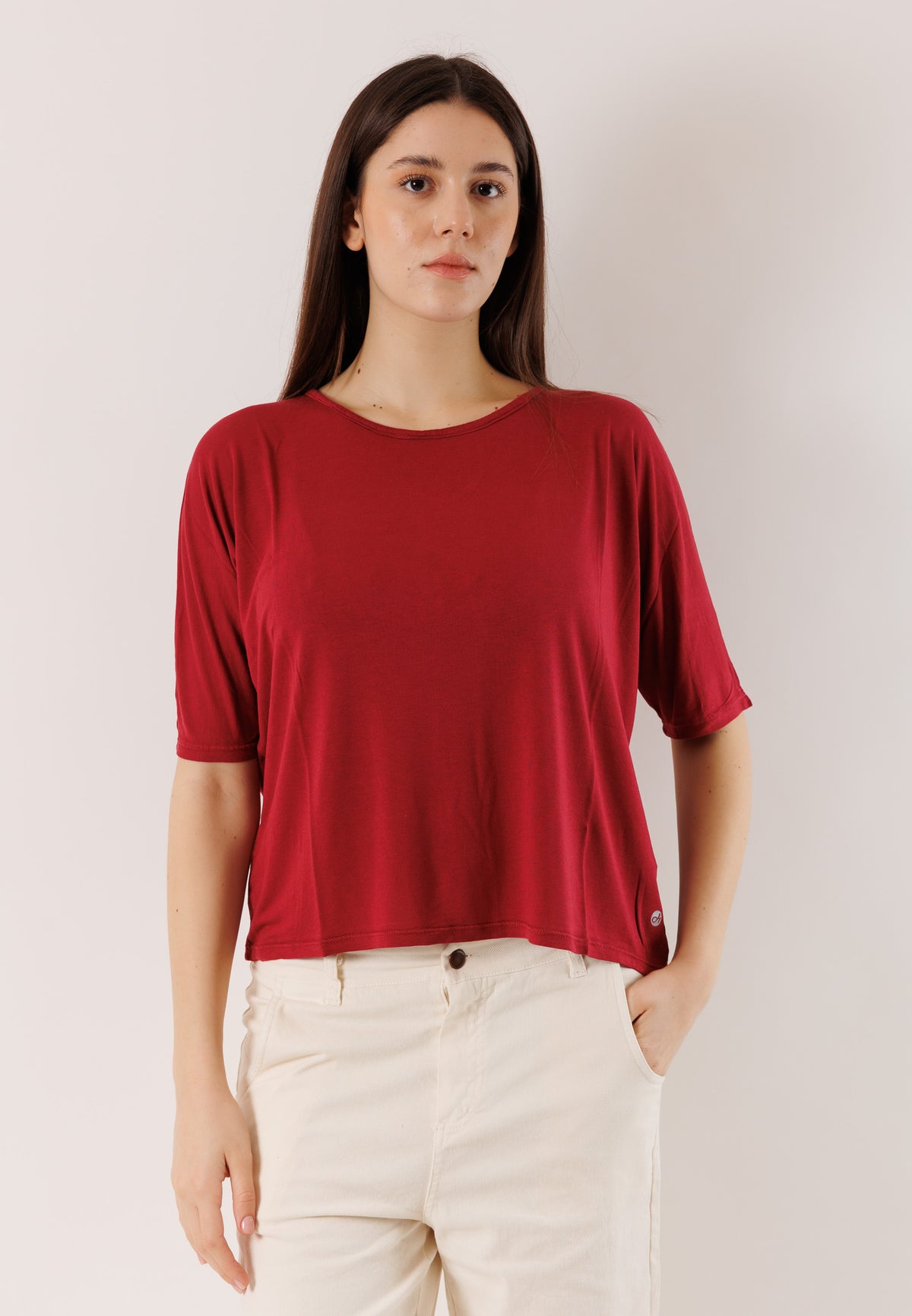 T-shirt morbida manica corta D42290