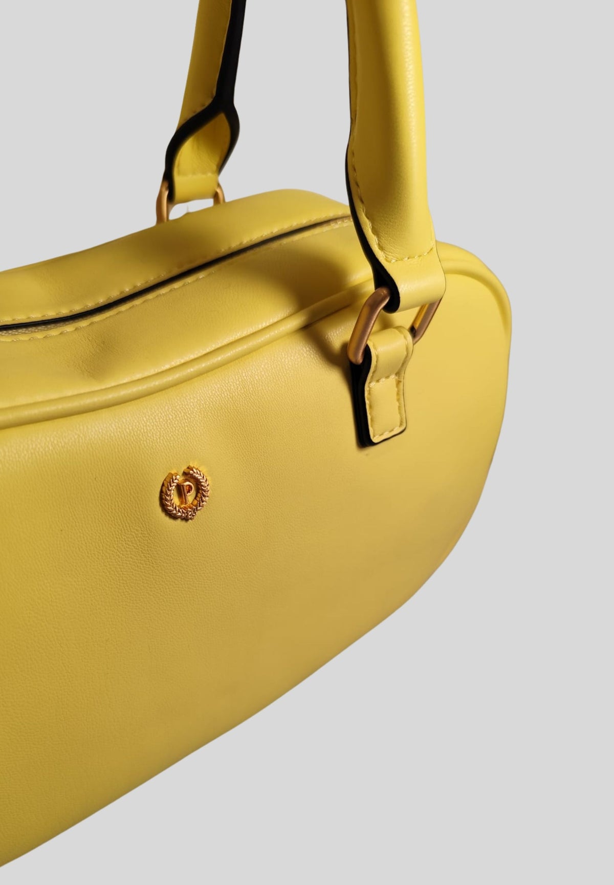 Borsa gialla a mano elegante SC4612PP