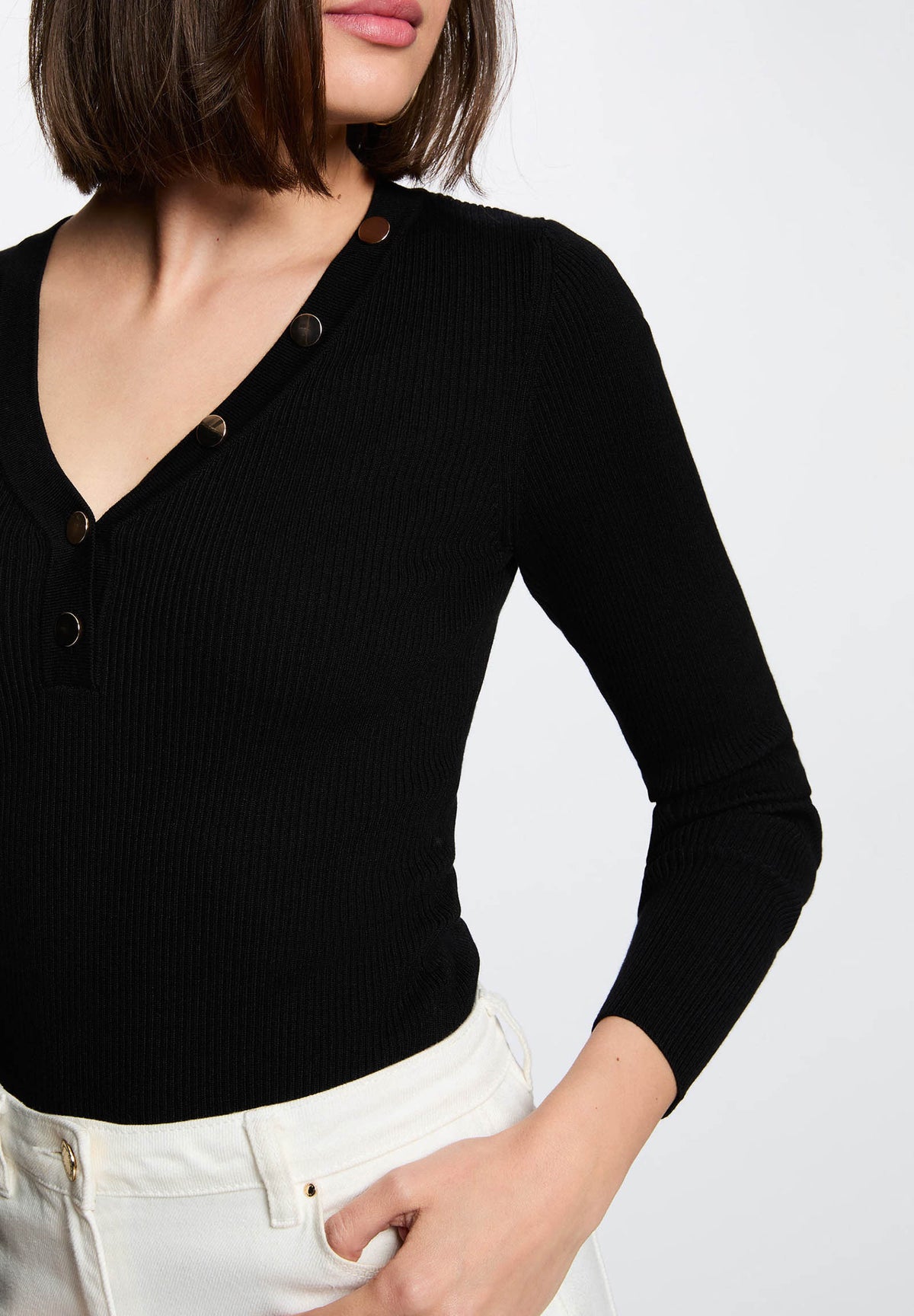 MORGAN DE TOI Women's Sweater BLACK