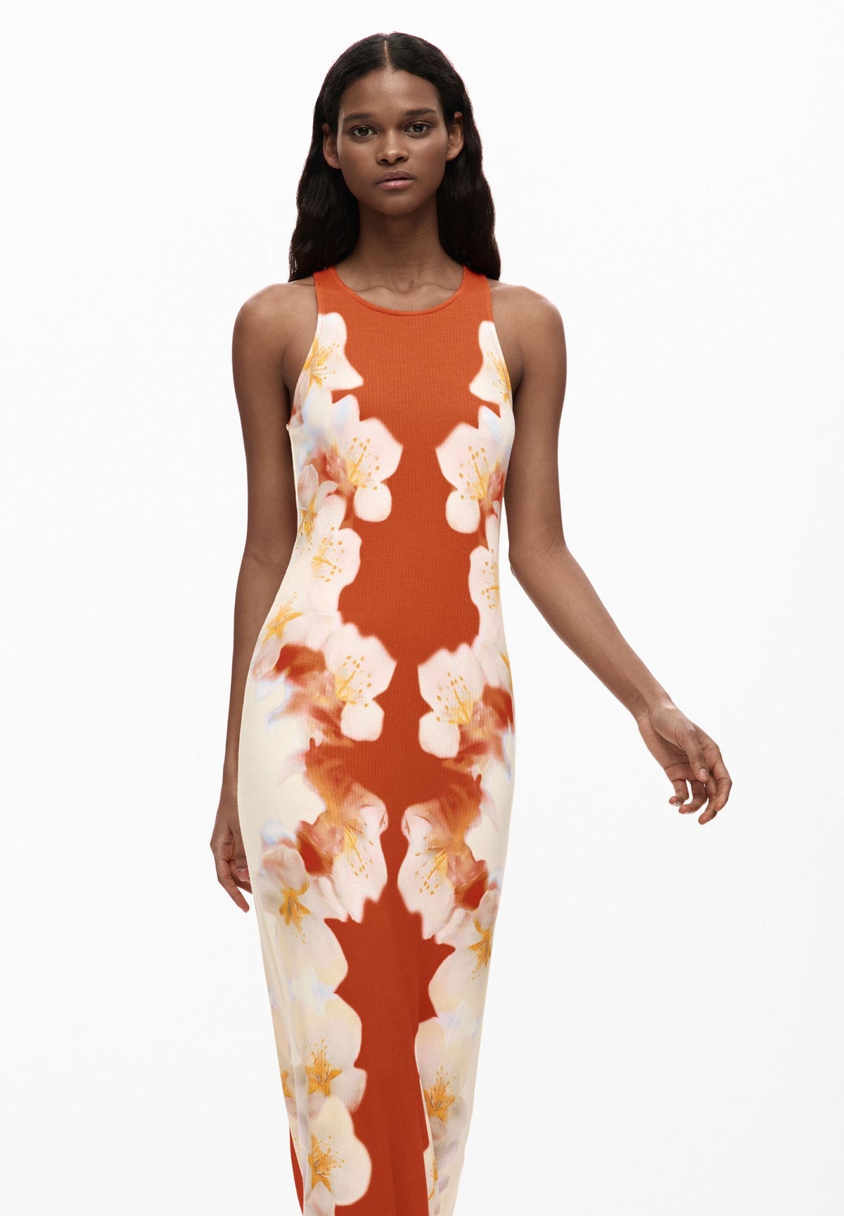 DESIGUAL Women's Orange Dresses