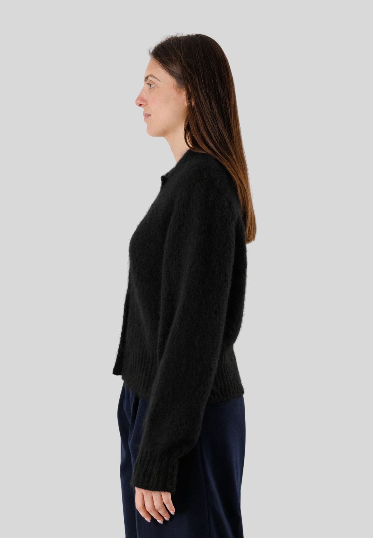 Cardigan morbido con bottoni 3M1117NI