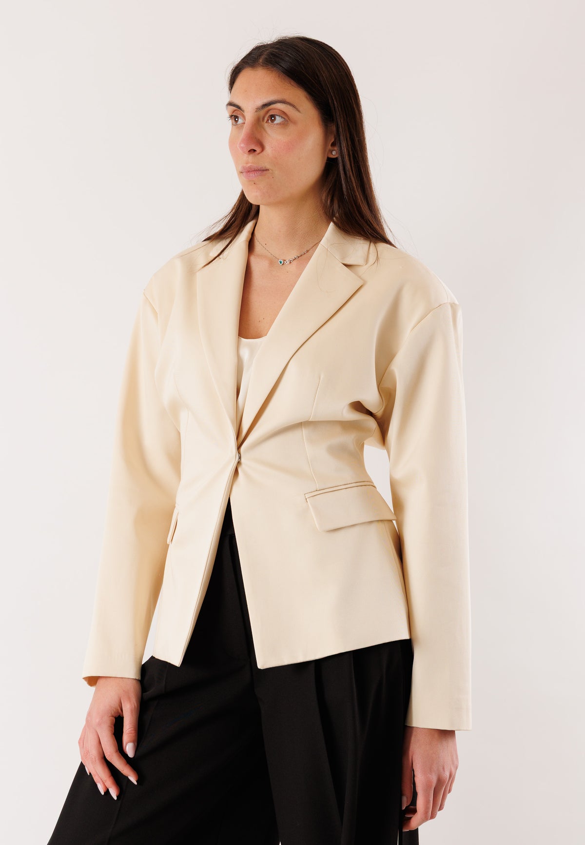 PATRIZIA PEPE Women's Jacket Warm Ivory