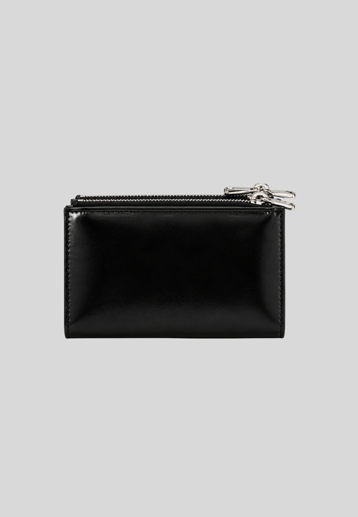Portamonete / Purse Patrizia Pepe Nero in Vera Pelle con Doppia Zip 2Q8732L0002K103