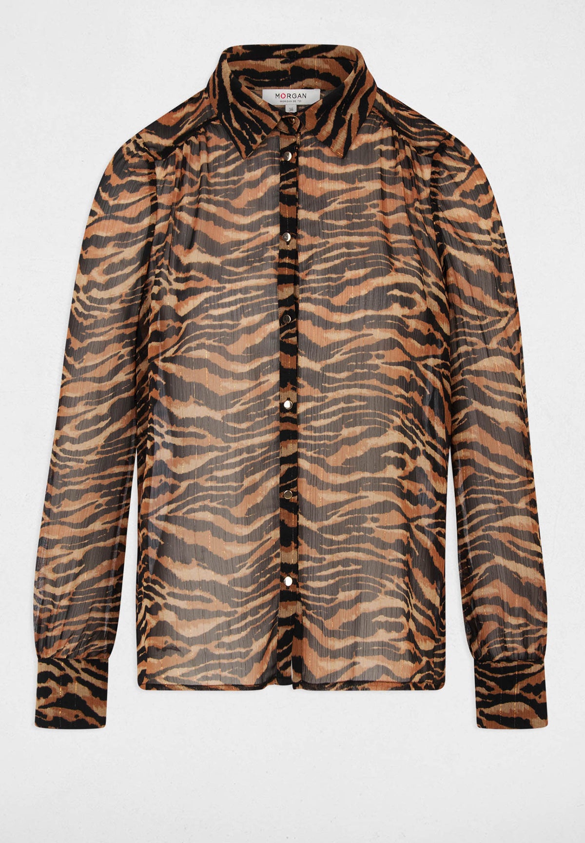 Camicia fantasia animalier CAHEL ( TAGLIE FRANCESI )