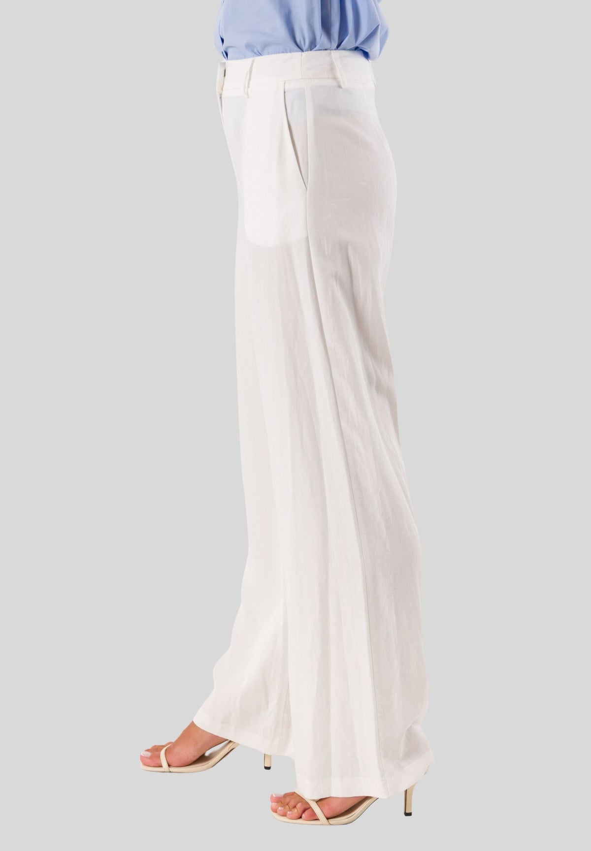 pantalone palazzo con gancio PE26278