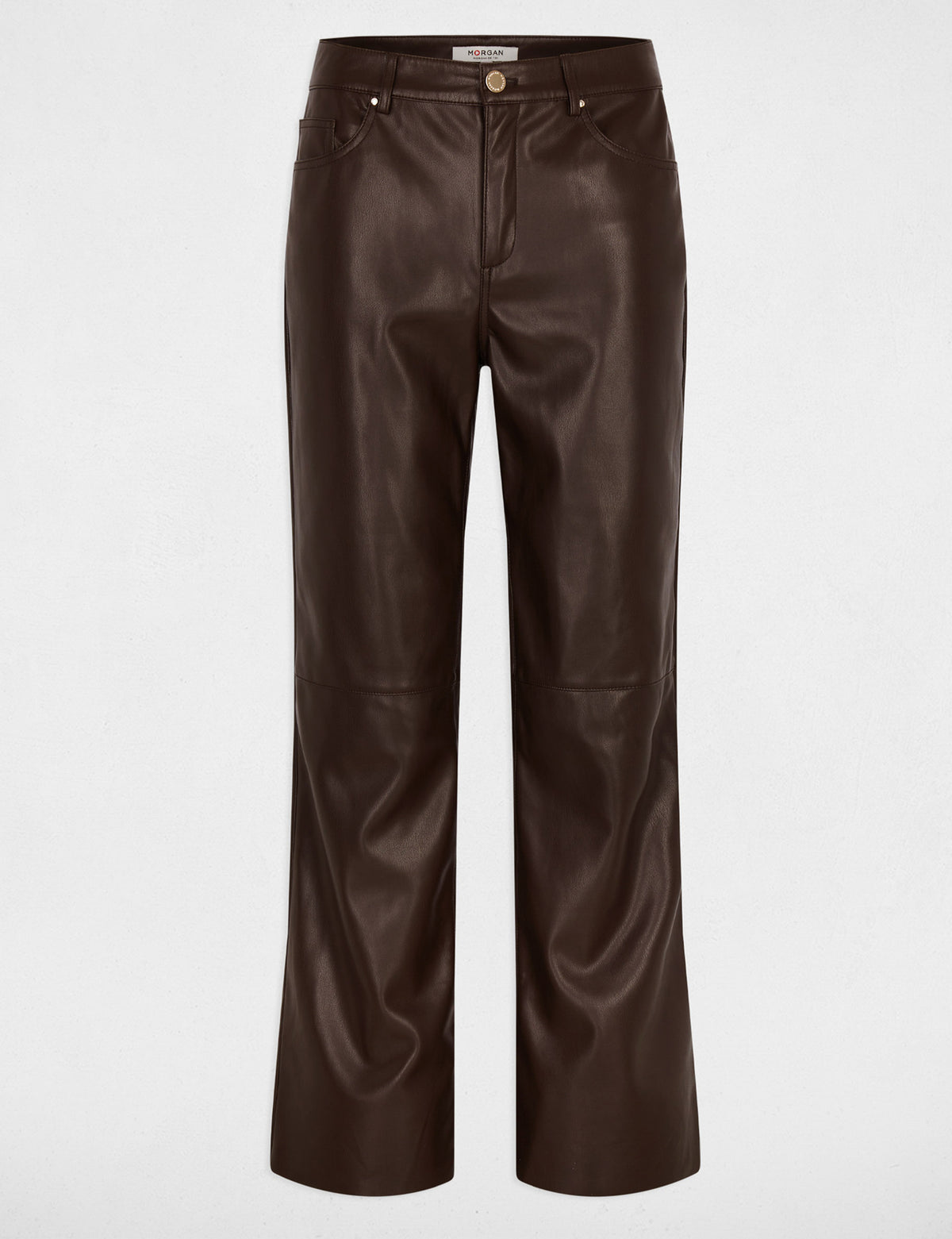 Pantaloni bootcut in similpelle PEMPER ( TAGLIE FRANCESI )