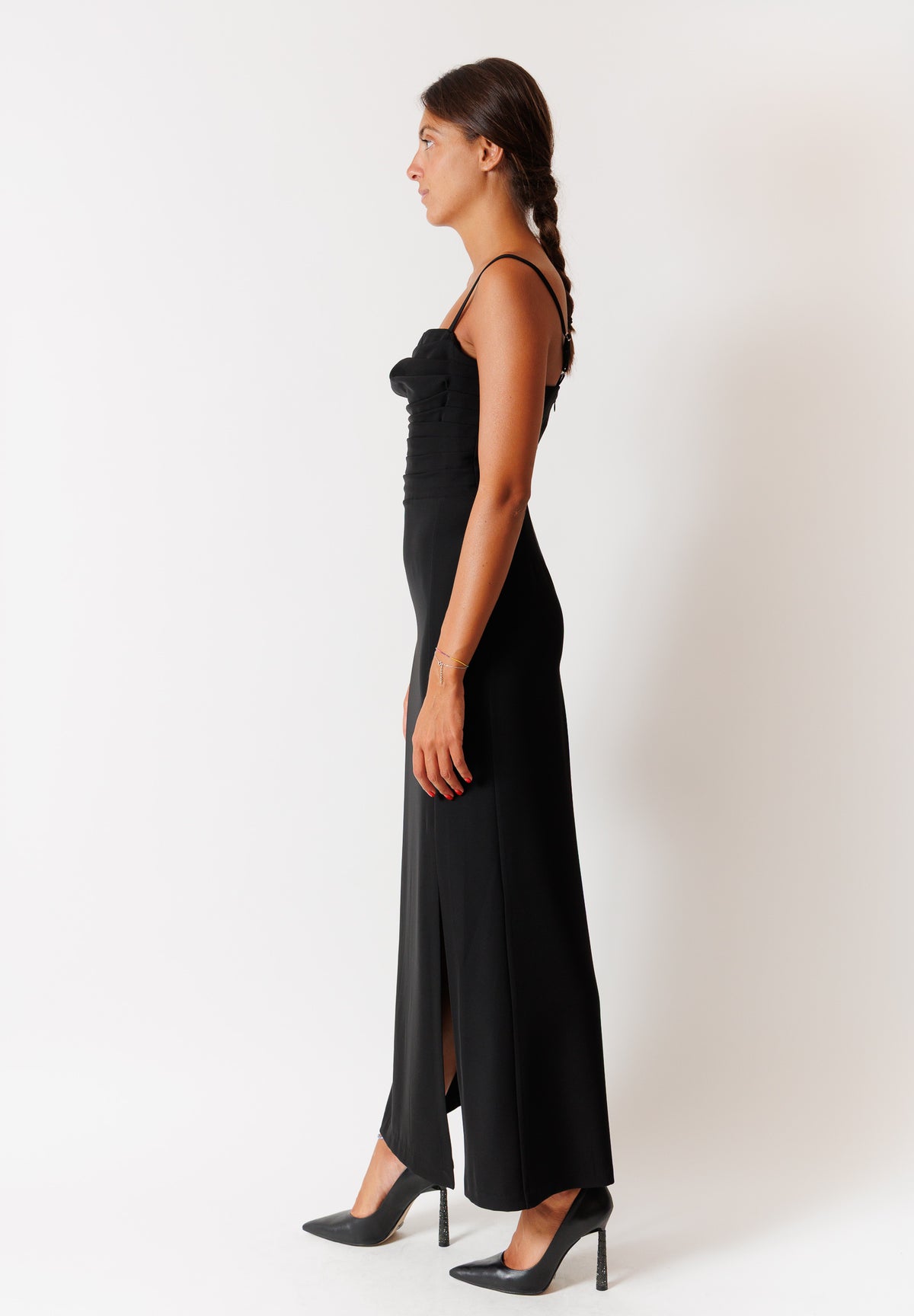 AI25663NERO - Dresses - MESANGE