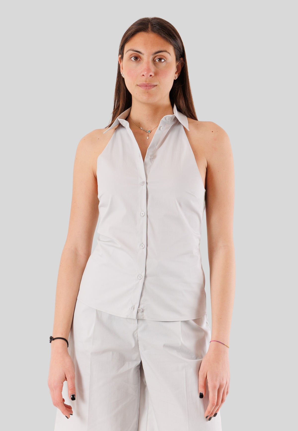 Camicia PATRIZIA PEPE Donna Fresh Gray