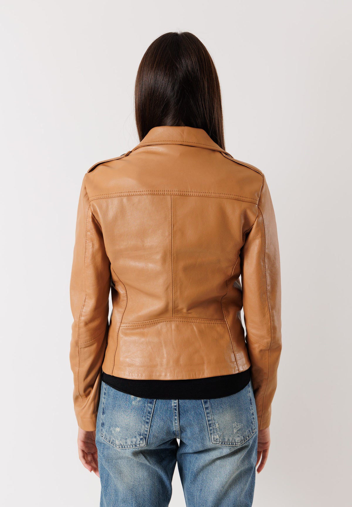 Chiodo in vera pelle GB1016