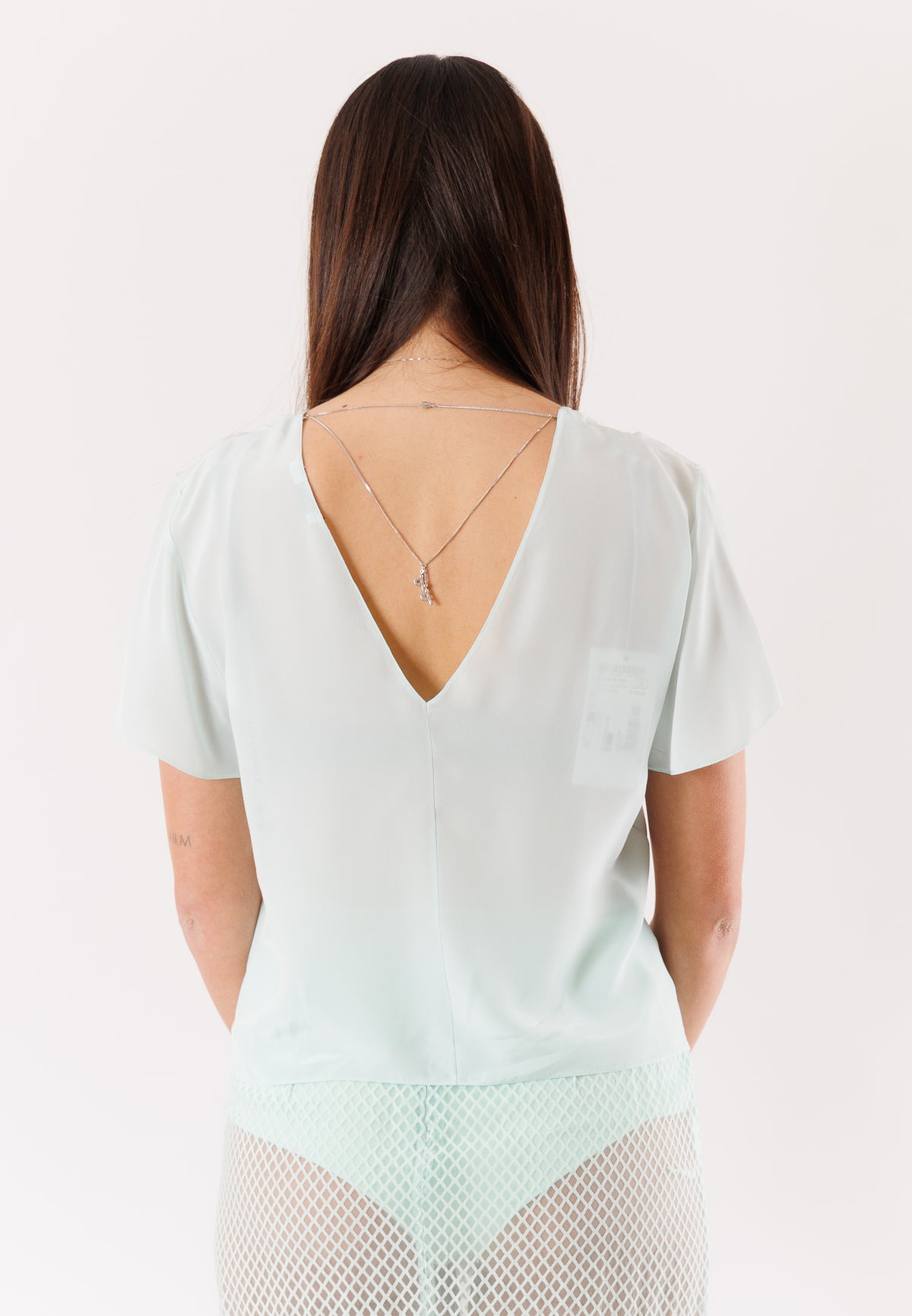 BLUSA PATRIZIA PEPE Donna Light Aqua